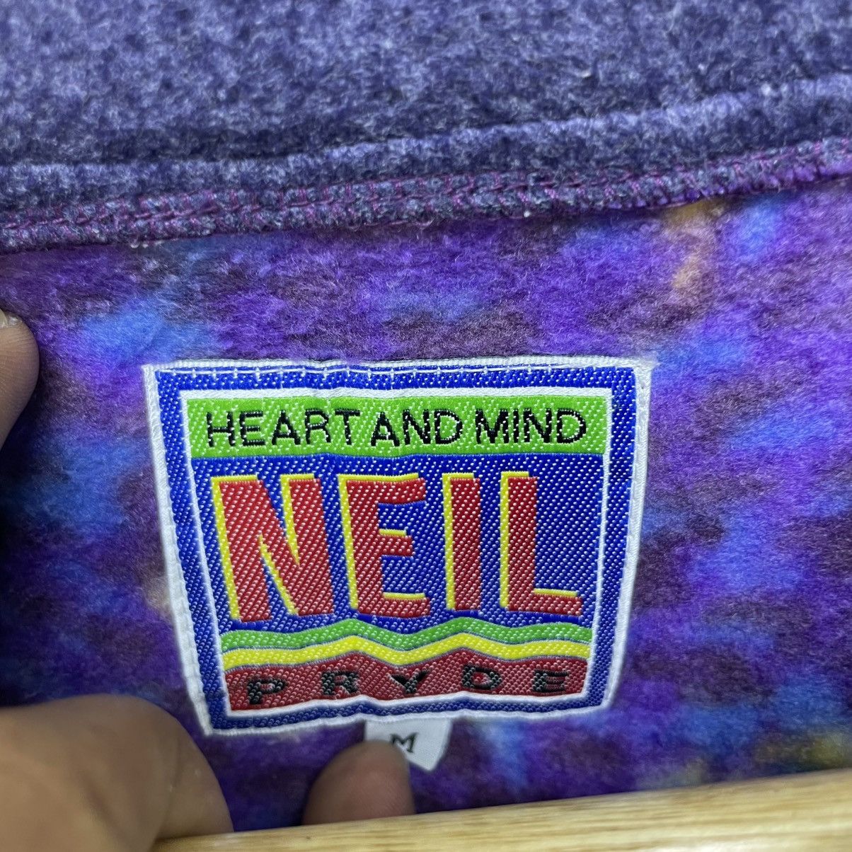 Japanese Brand 💥Japanese Brand Neil Pryde Art Full Print Fleece Jacket Size US M / EU 48-50 / 2 - 6 Thumbnail
