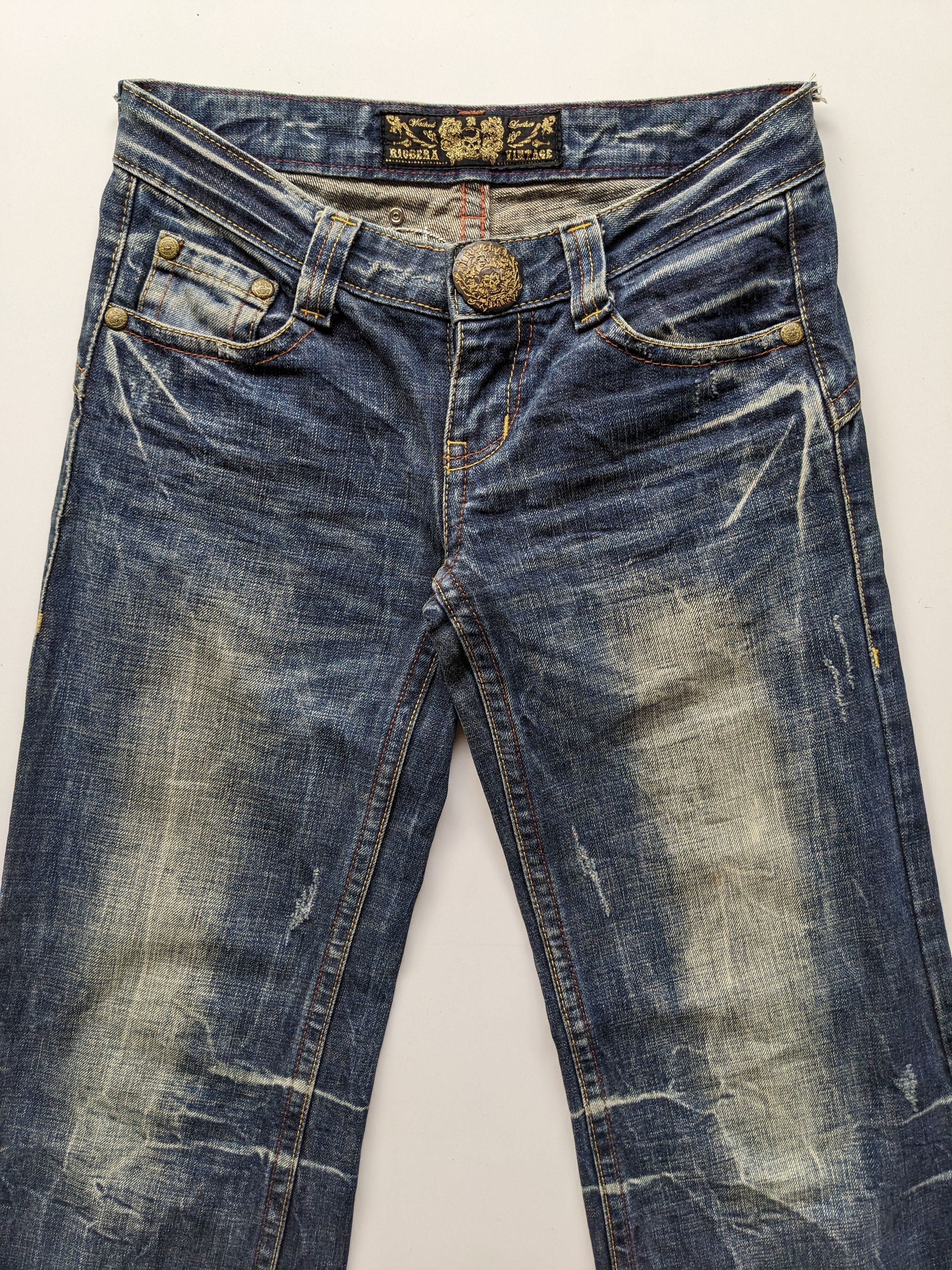 If Six Was Nine × Japanese Brand Riobera flare jeans clawmark denim Size US 29 - 3 Thumbnail