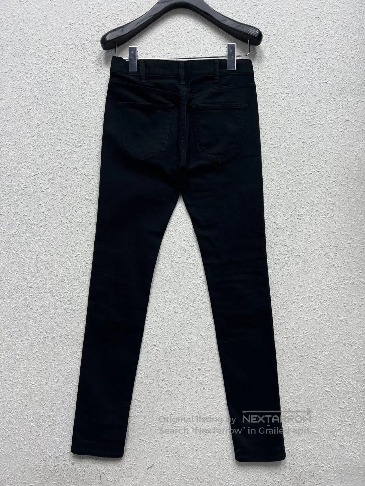 Celine CELINE Black denim long pants Size 26" / US 2 / IT 38 - 2 Thumbnail