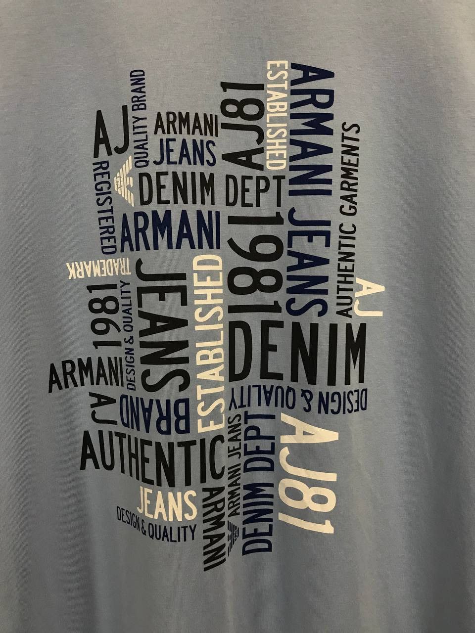 Armani Armani Jeans art designer tee Size US L / EU 52-54 / 3 - 3 Thumbnail