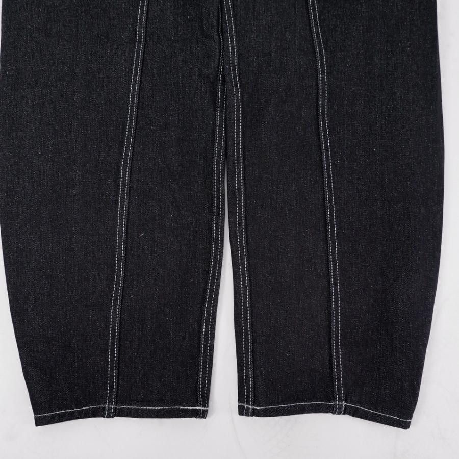 Raizen Balloon Pleated Raw Denim