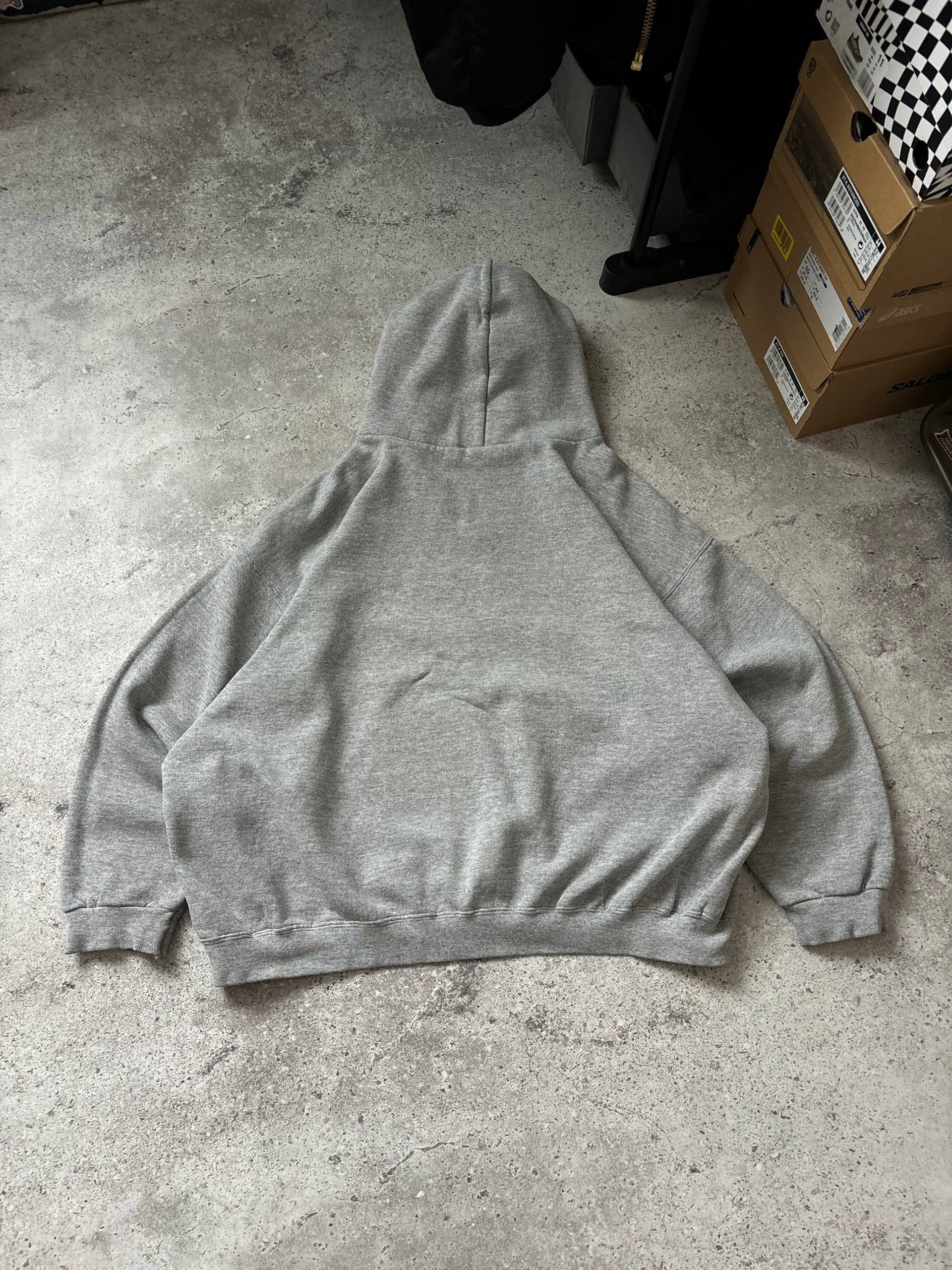 Nike True 90's Nike Vintage Distressed Boxy Fit Hoodie Mini Logo Size US XL / EU 56 / 4 - 10 Thumbnail