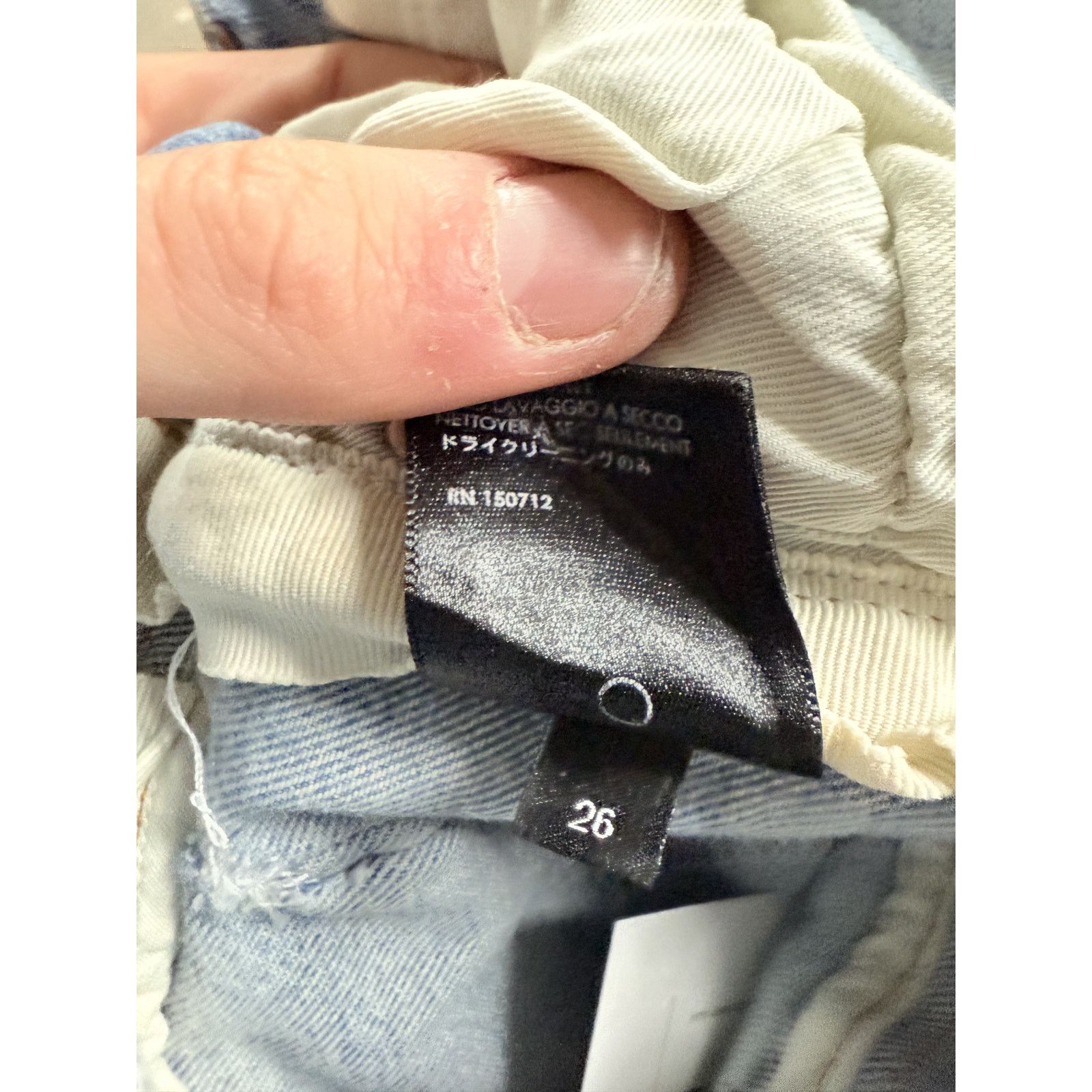 Amiri Amiri Jeans Light Wash Splatter Swarovski Patch Used 26 Size US 26 / EU 42 - 6 Thumbnail