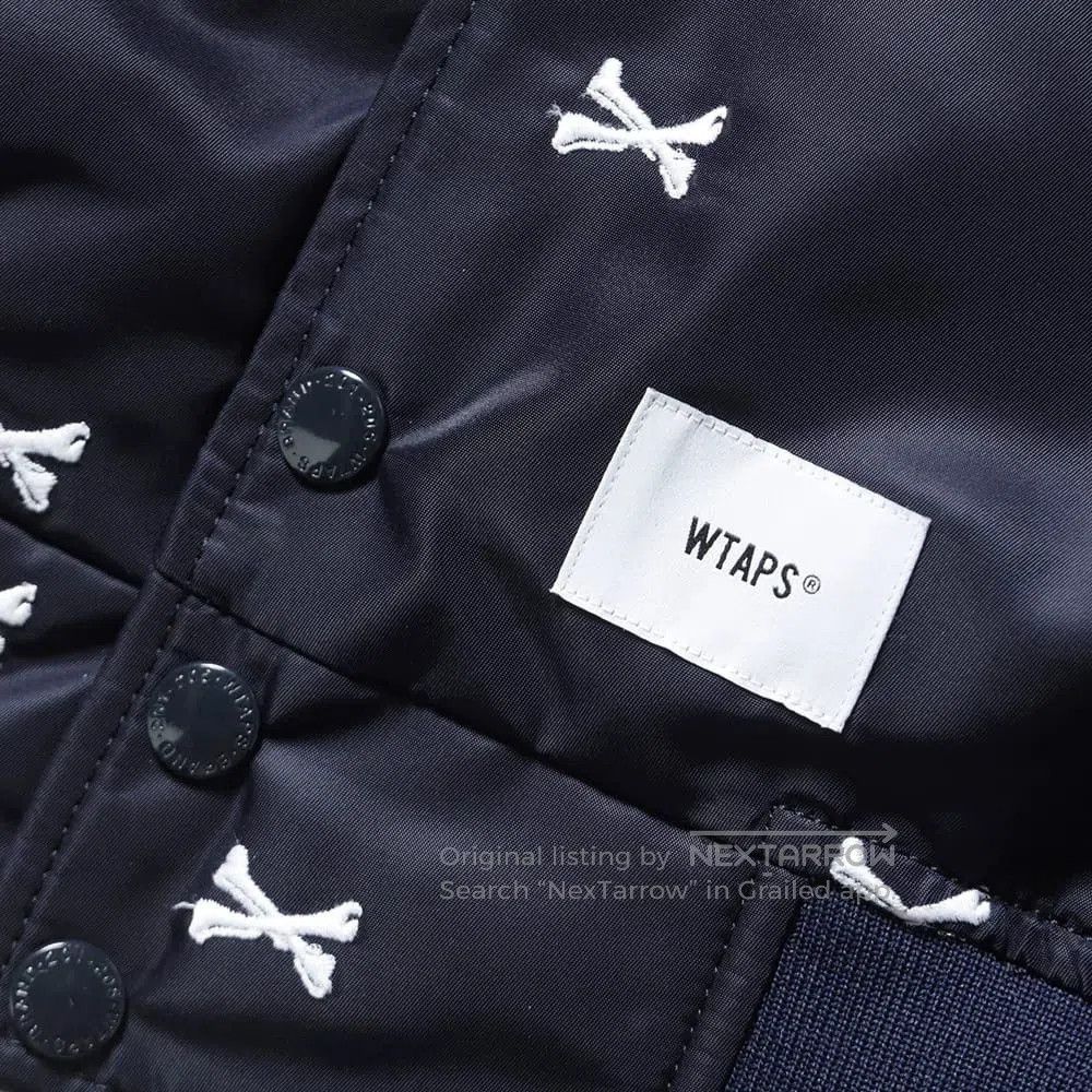 Other navy blue bone pattern bomber jacket. Size S / US 4 / IT 40 - 5 Thumbnail