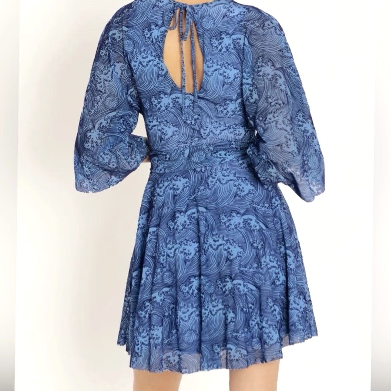 BlackMilk BlackMilk Avatar The Last Airbender Waterbending Kimono Dress Blue XS Size XS / US 0-2 / IT 36-38 - 2 Thumbnail