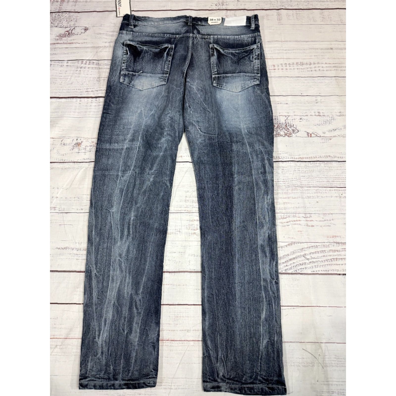 Southpole Southpole Skinny Blue Jeans Men's Sz 38 4 Way Stretch Active Flex New Blue Cotton Polyester Jeans Mens 38 Skinny Stretch Size US 38 / EU 54 - 7 Thumbnail