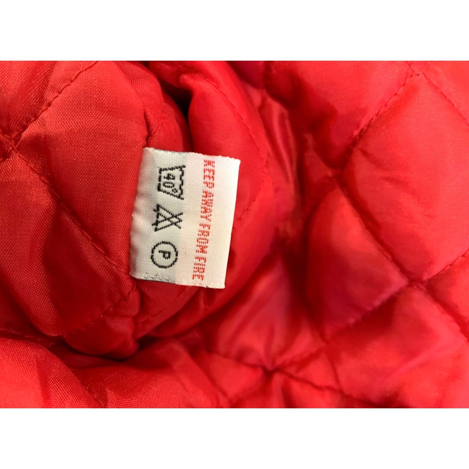 Vintage VINTAGE Bridgestone Racing Jacket Black Red Quilted Lined L Unisex Adults XS? No Size US L / EU 52-54 / 3 - 5 Thumbnail