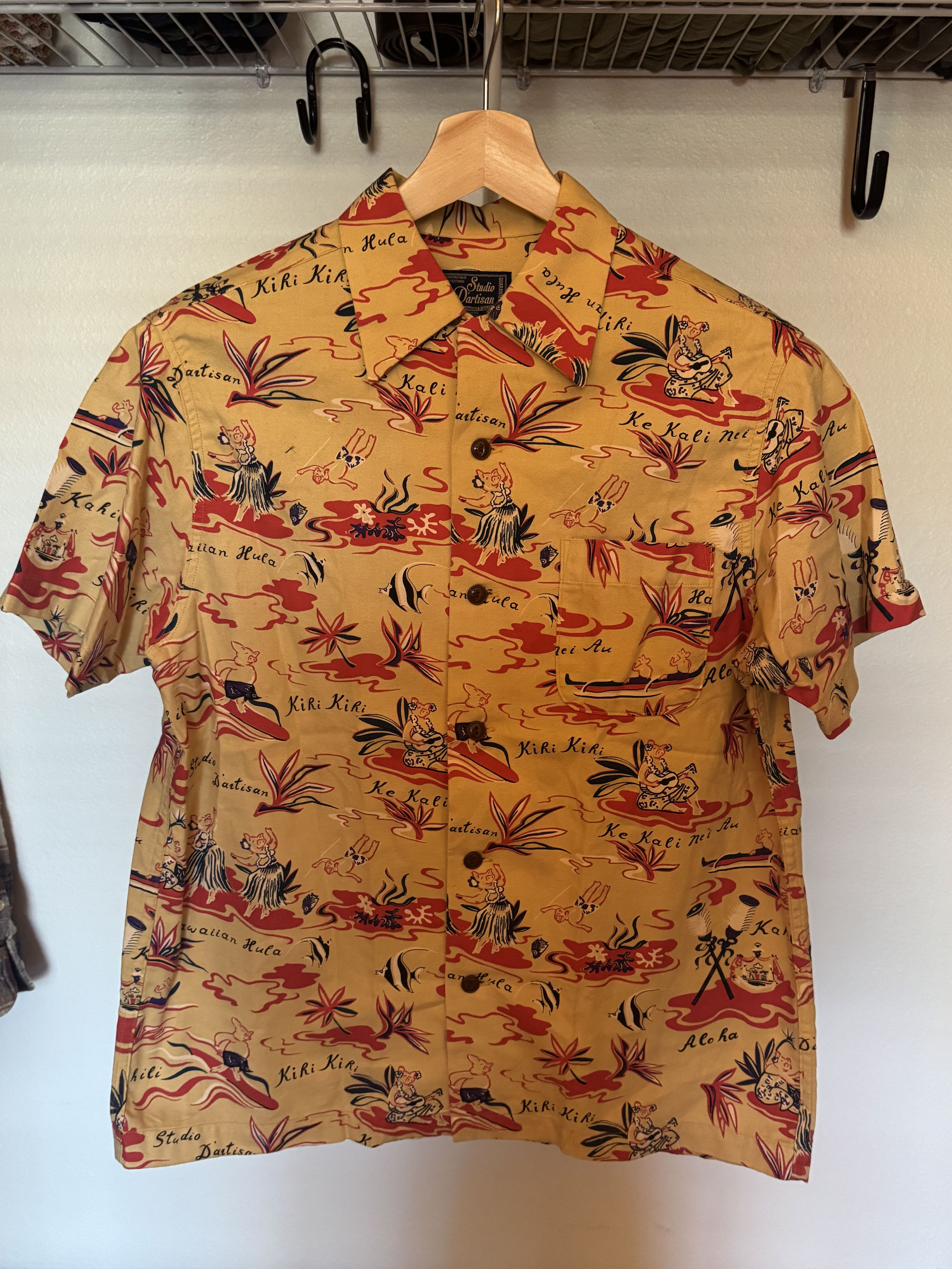 5692 Hawaiian Shirts -YELOW-38