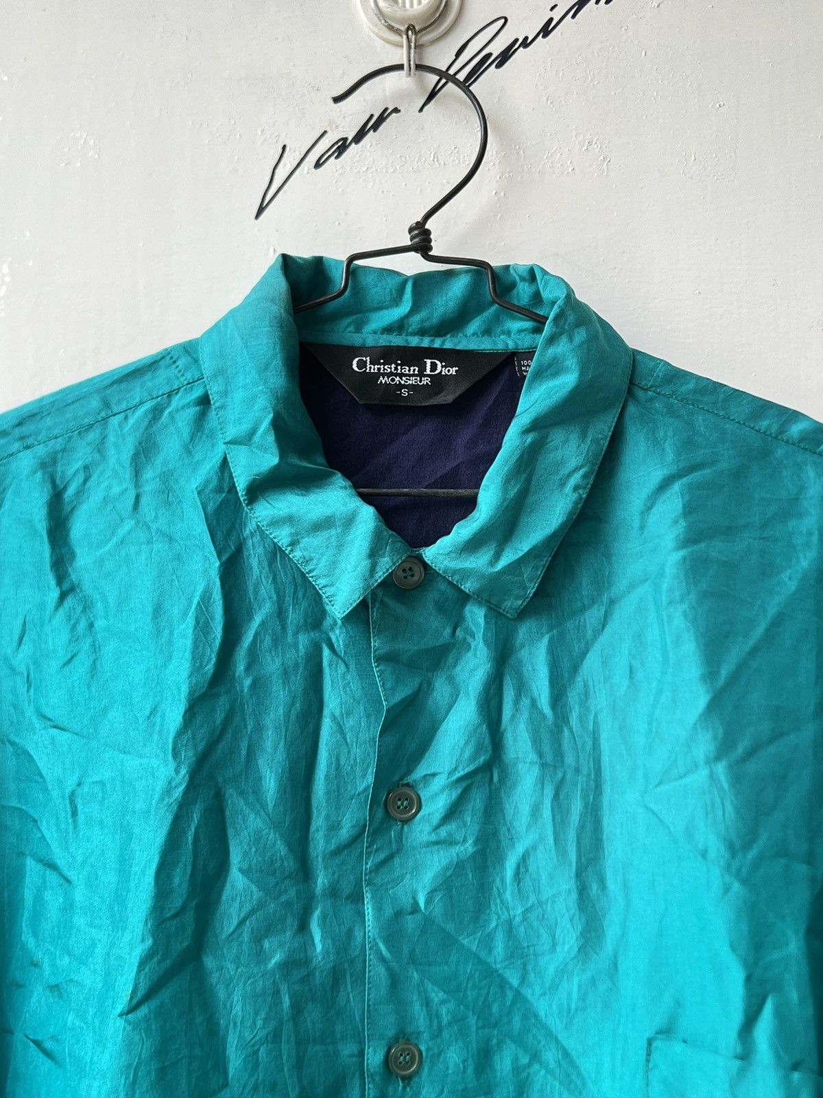 Christian Dior Monsieur Christian Dior Monsieur Green Shirt Size US L / EU 52-54 / 3 - 4 Thumbnail