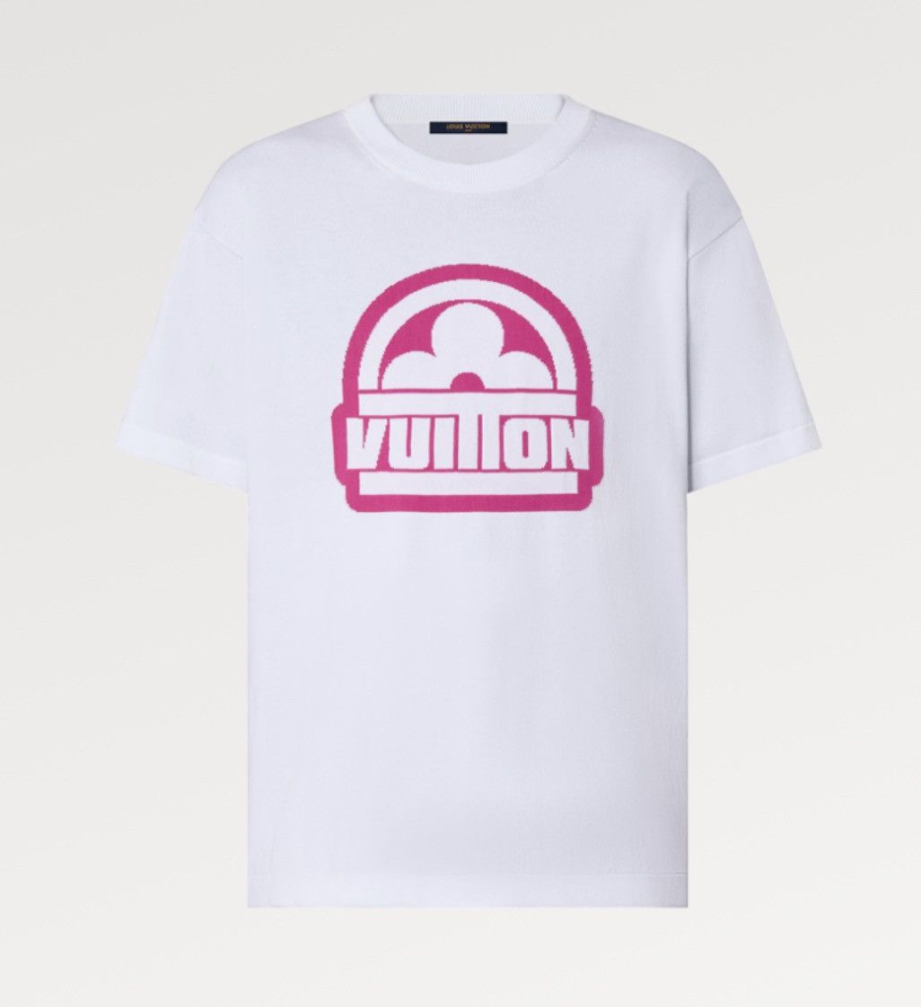 Louis Vuitton PINK LOGO T-SHIRT Size US L / EU 52-54 / 3 - 4 Thumbnail