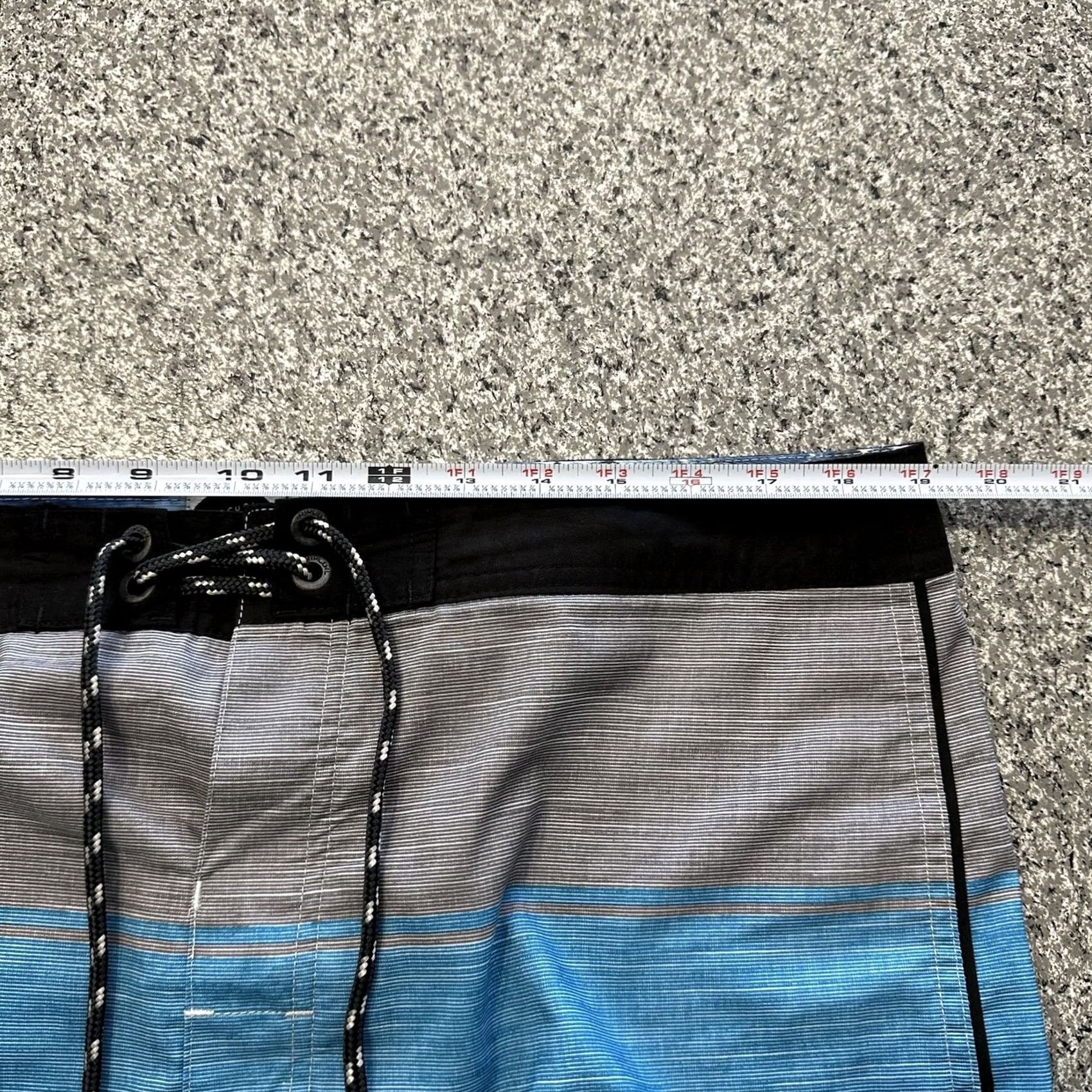 Rip Curl Rip Curl Board Shorts Mens 36 Colorblock Striped Swim Trunks Blue Size US 36 / EU 52 - 7 Thumbnail