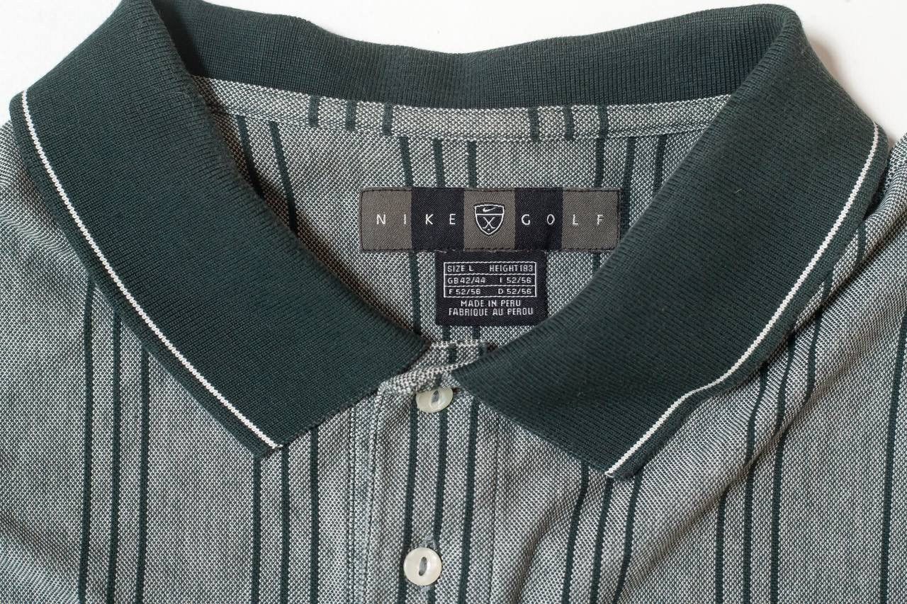 Nike Vintage Nike Golf Striped Polo Size US L / EU 52-54 / 3 - 3 Thumbnail