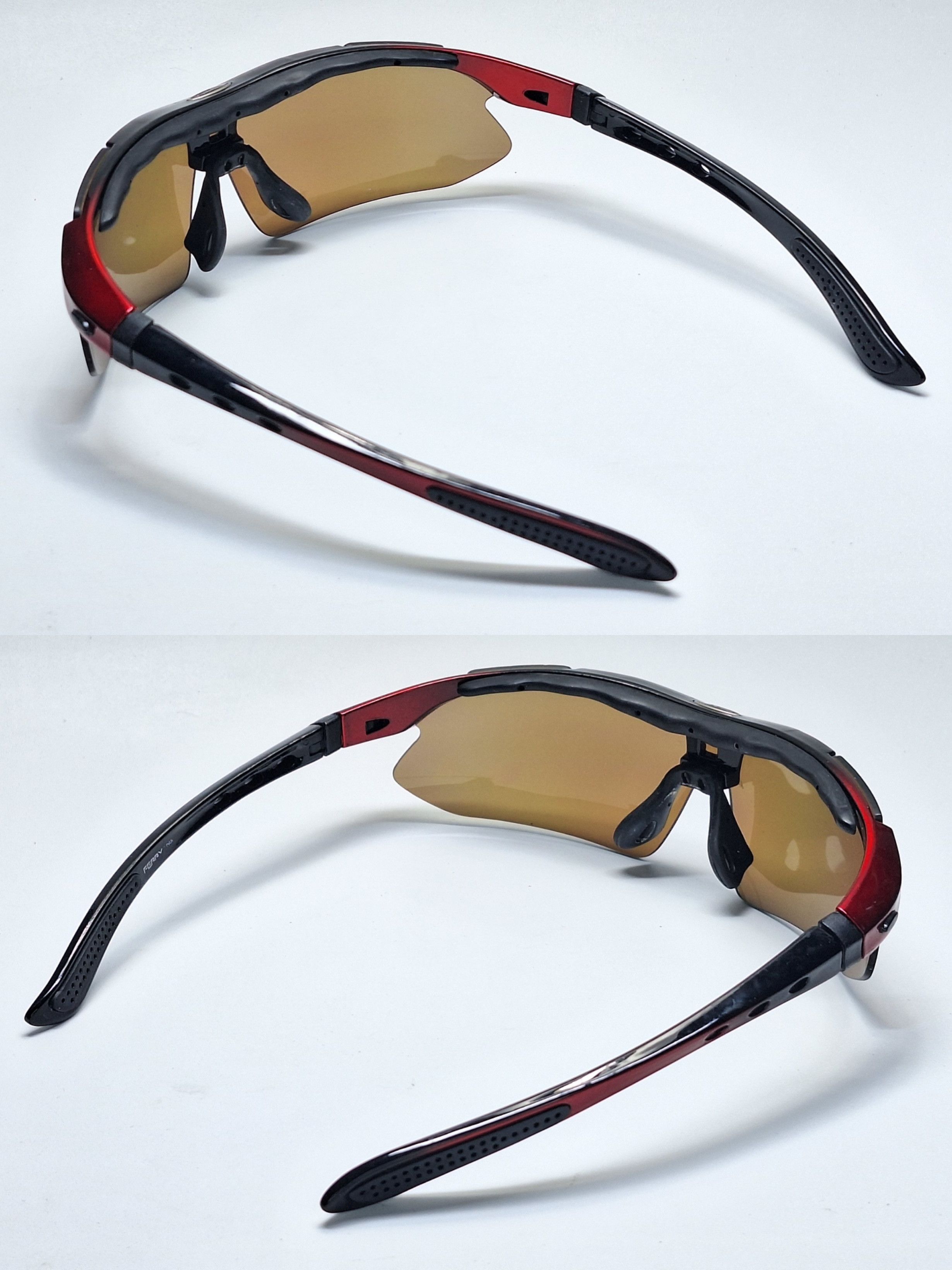 Vintage FERRY Japan Sport Wrap Sunglasses Flexible Moving Temple Y2K Size ONE SIZE - 6 Thumbnail