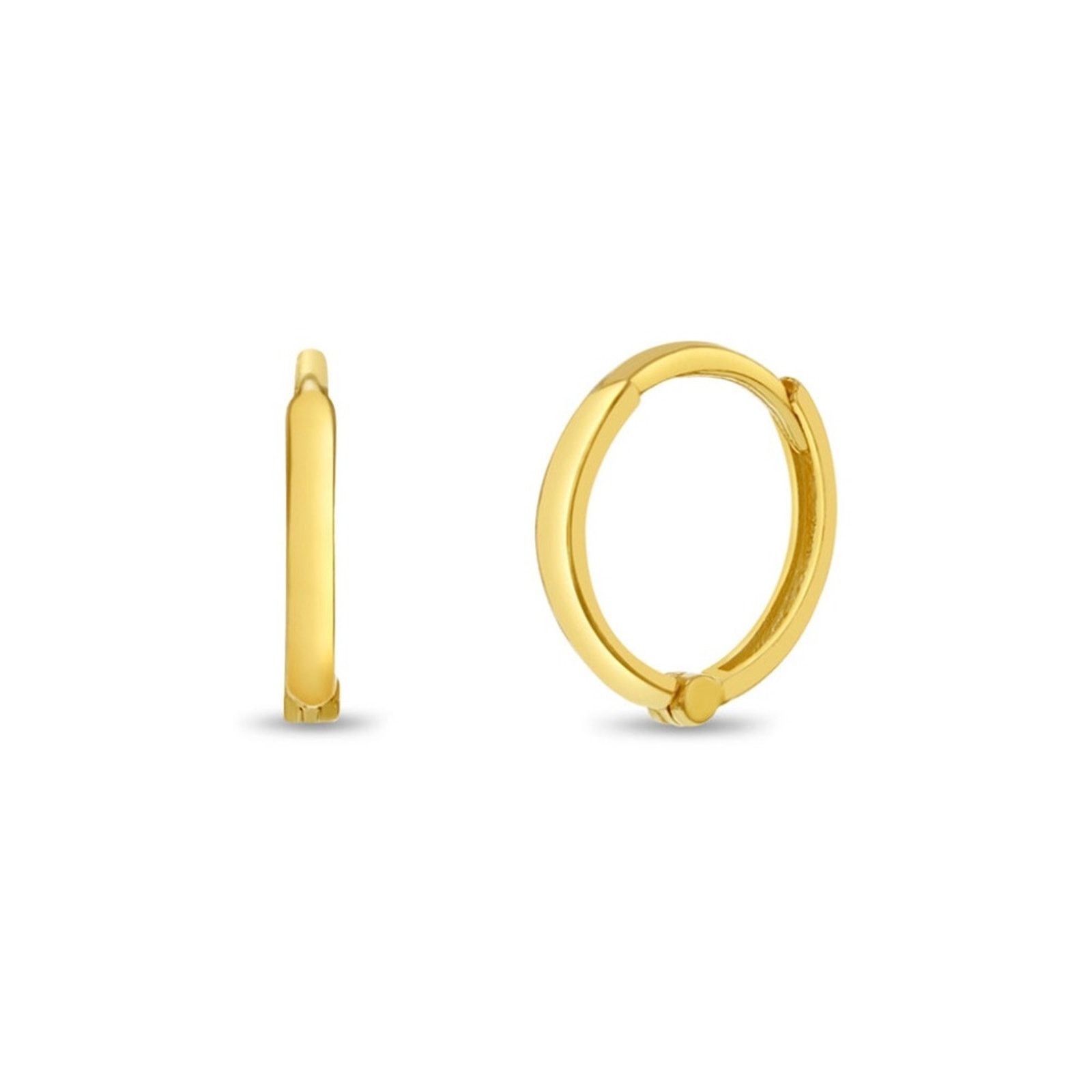 Other 14k Gold Timeless Kids / Children's / Earrings Hoop - 7mm Size ONE SIZE - 1 Preview
