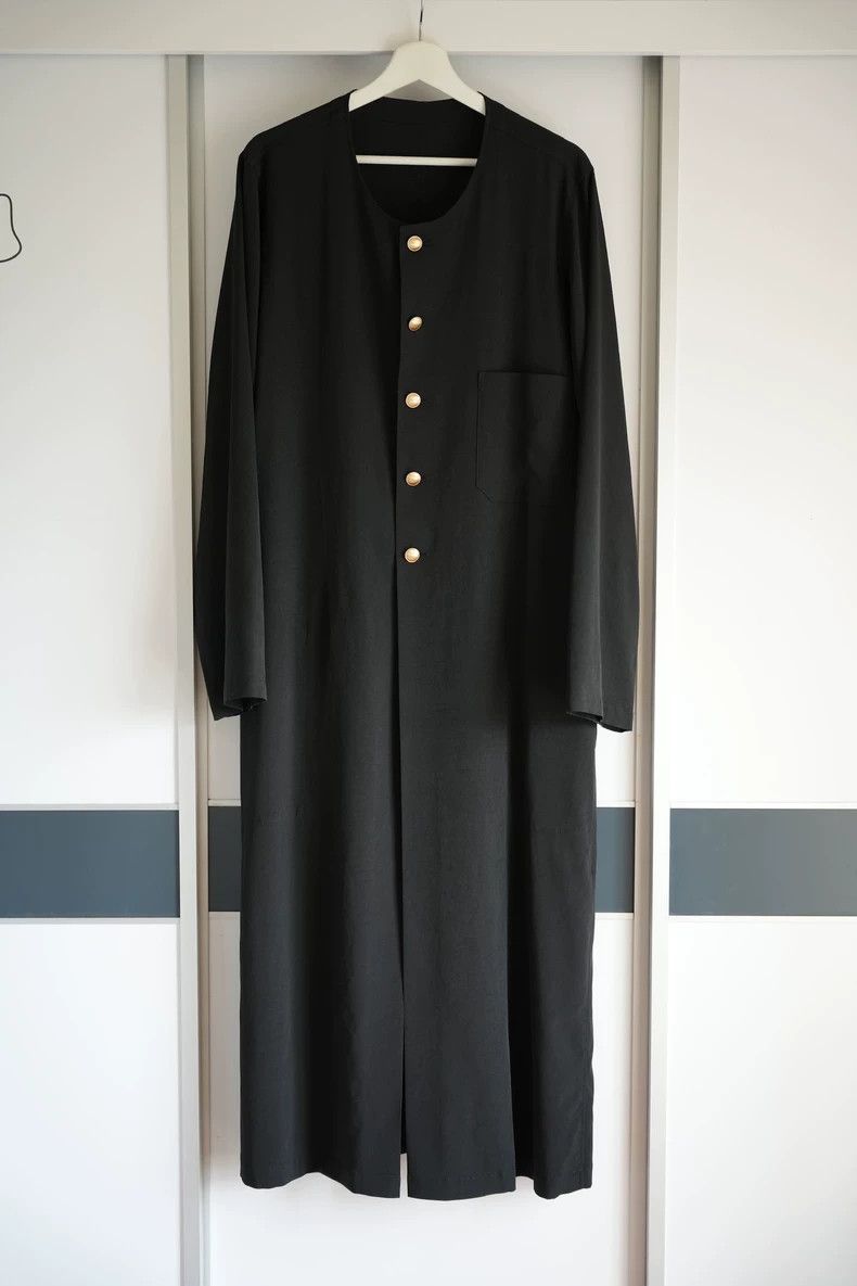 Yohji Yamamoto Yohji Yamamoto 19aw Triacetic Acid Gold Button Windbreaker Size US S / EU 44-46 / 1 - 1 Thumbnail