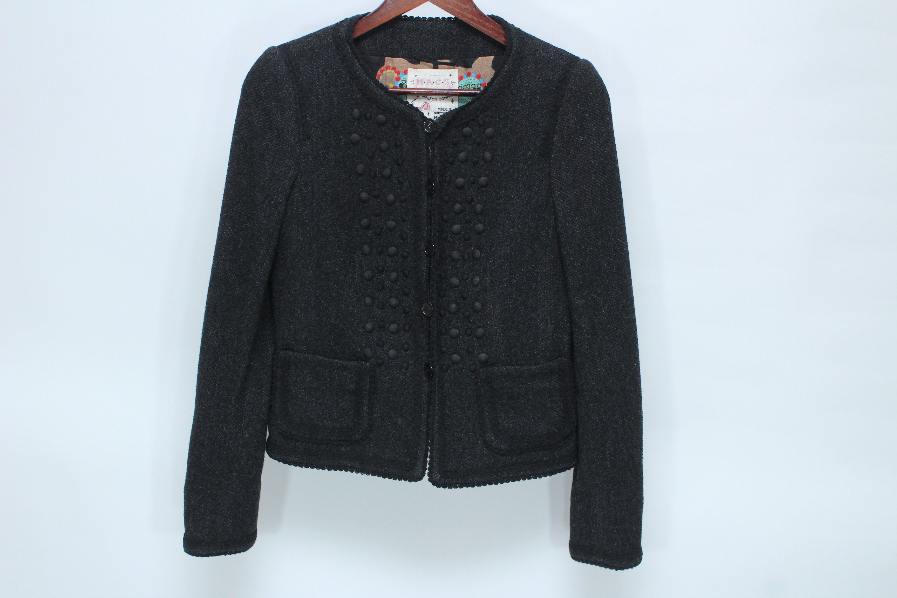 Vintage Maison Common Blazer Jacket Size 34 Size XS / US 0-2 / IT 36-38 - 2 Thumbnail
