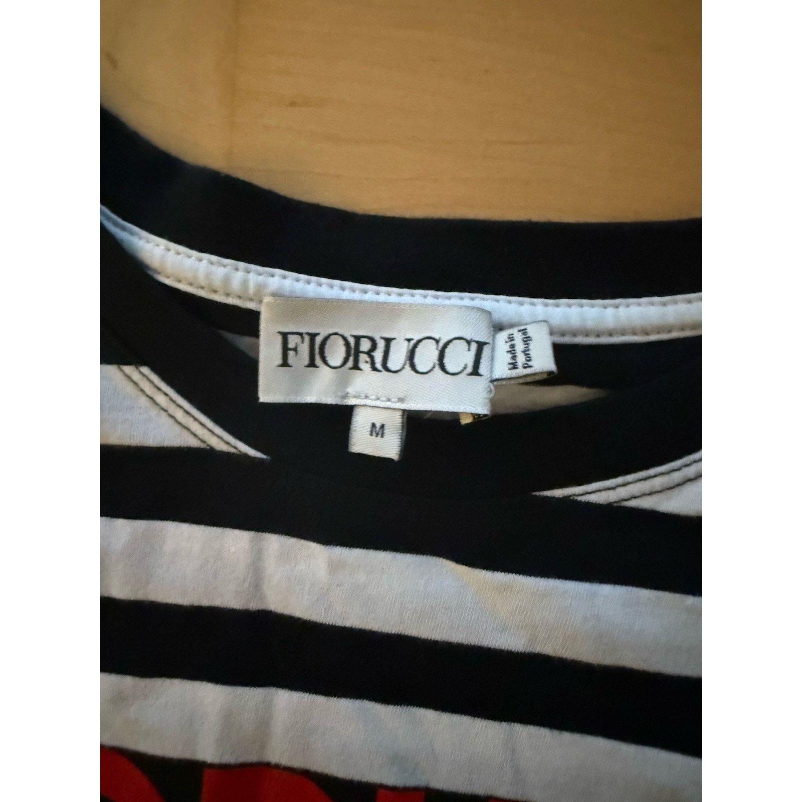 Fiorucci Fiorucci Tops Fiorucci Cropped Striped Tee Black & White Tee Size S / US 4 / IT 40 - 3 Thumbnail