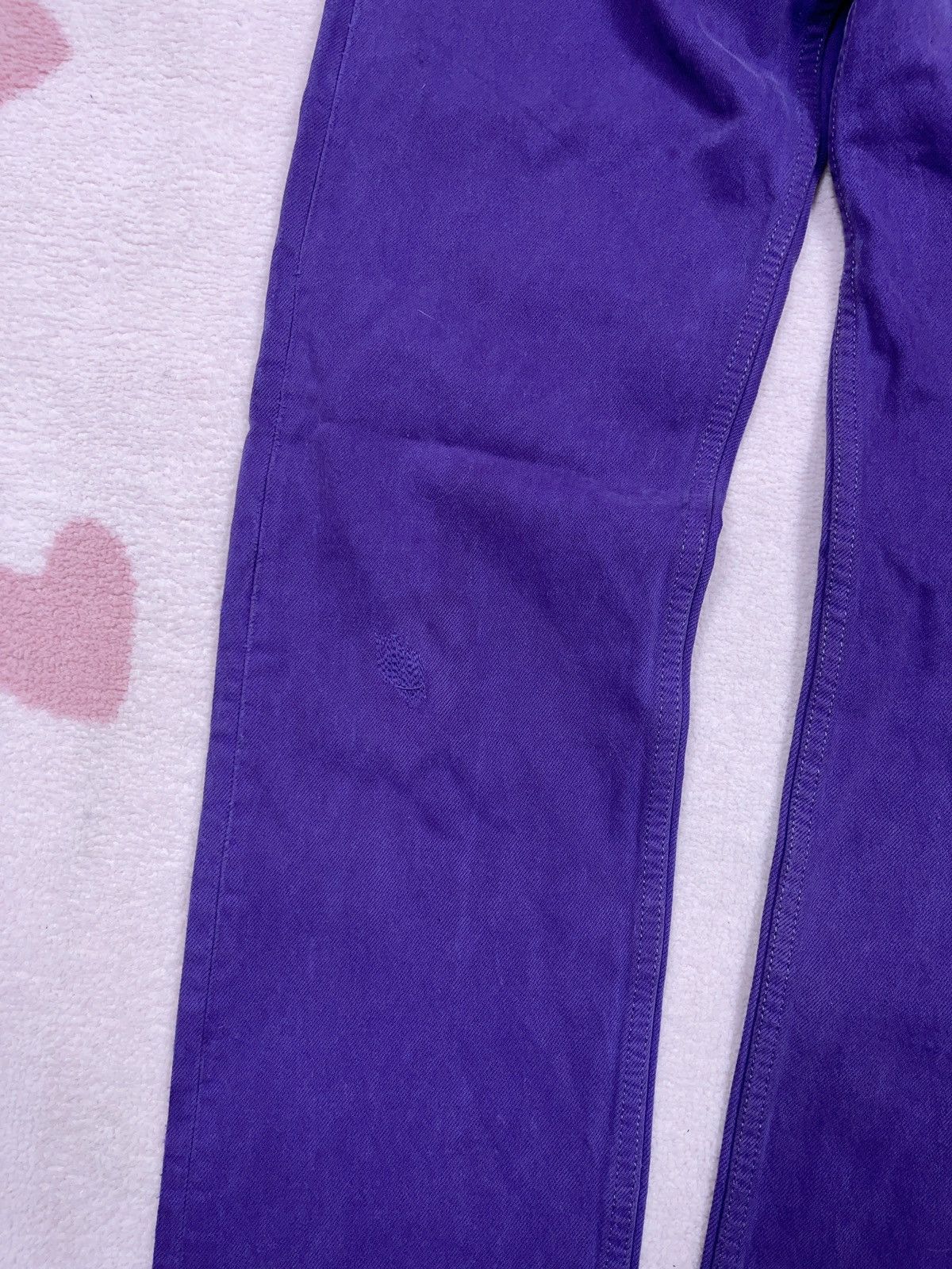 Levi's Vintage Clothing × Vintage ➕ 90s vintage Levi’s sick purple dyed straight jeans Size US 28 / EU 44 - 6 Thumbnail