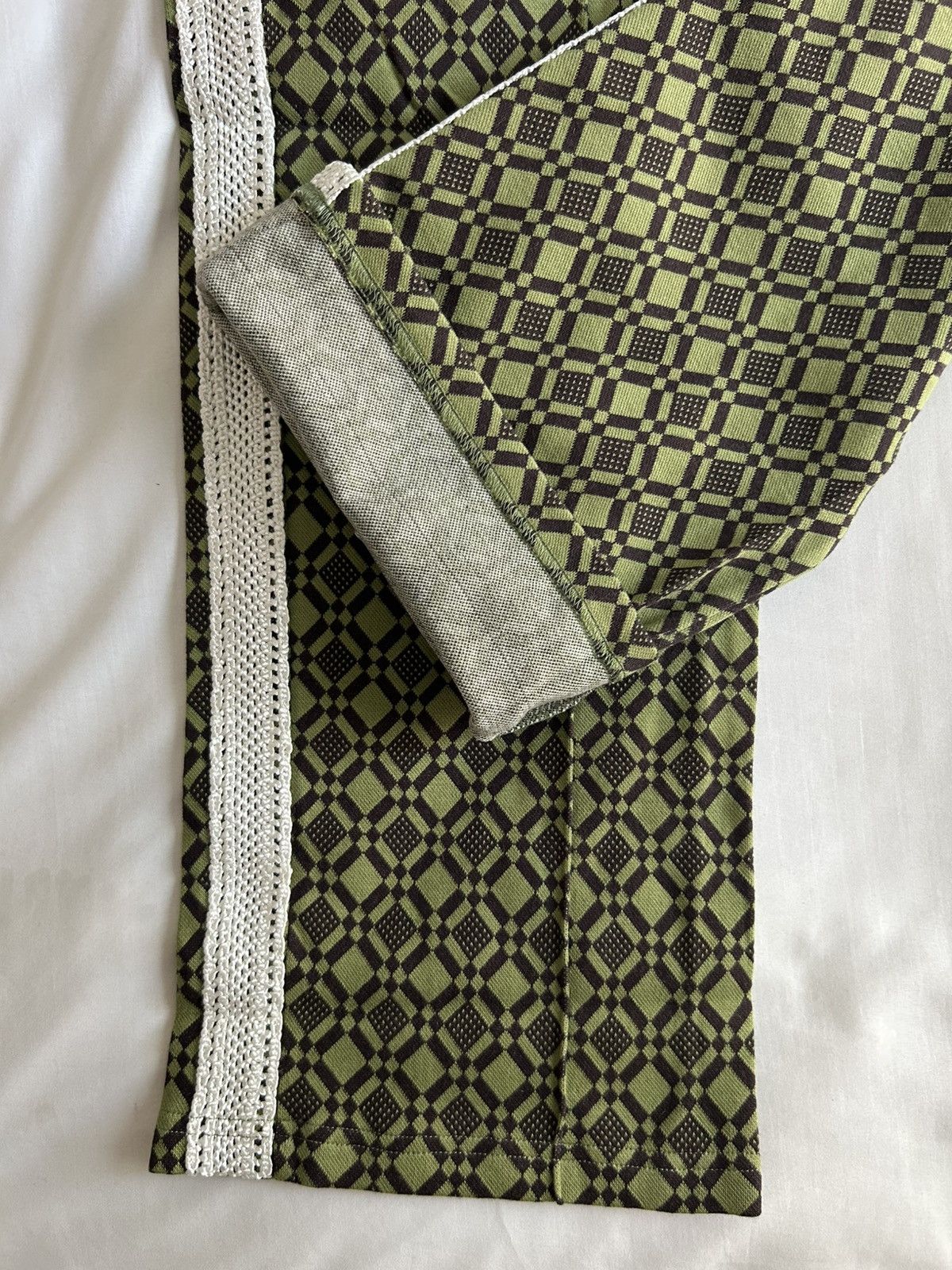 Wales Bonner Wales Bonner Cotton Blend Jacquard Track Pants Large Size US 33 - 4 Thumbnail