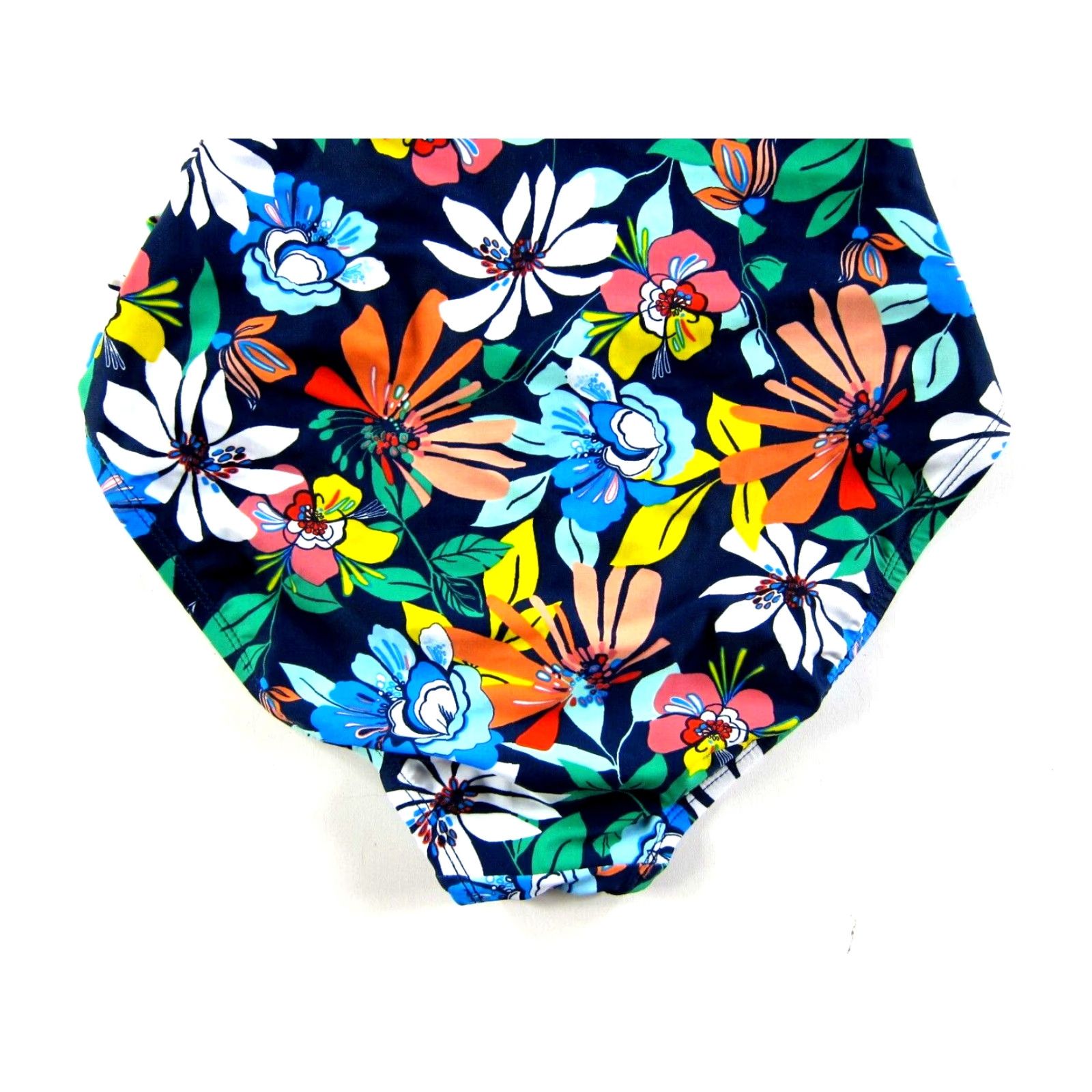 Ellen Tracy Ellen Tracy Blue Pink Yellow Green Floral Slimming One Piece Swimsuit 6 Women Body Ivy Hawaiian Strappy Spaghetti N/A Size ONE SIZE - 4 Thumbnail