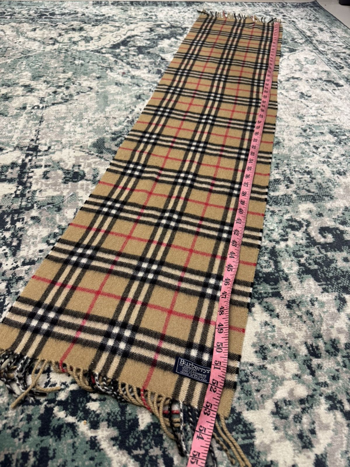 Burberry VINTAGE BURBERRY NOVA CHECK CASHMERE SCARF MUFFLER Size ONE SIZE - 5 Thumbnail