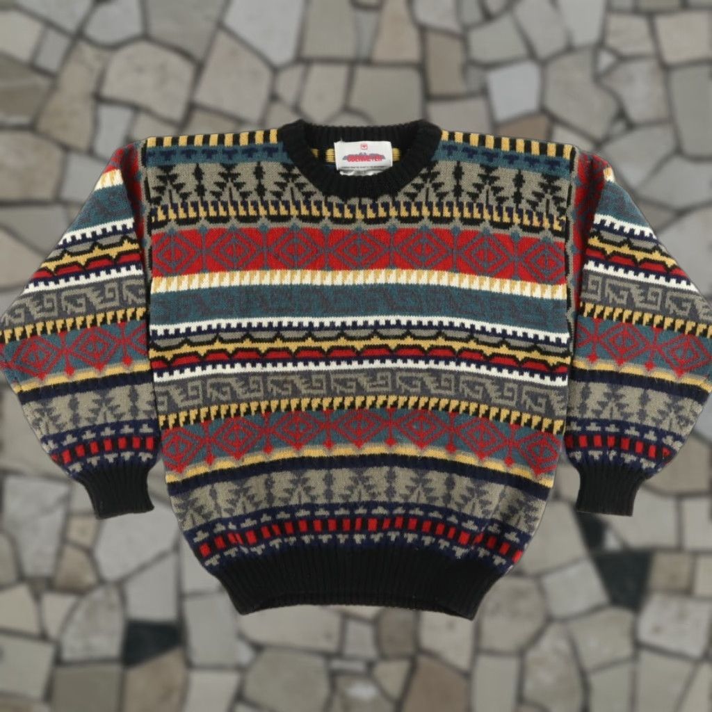 Obermeyer Obermeyer Ski Striped Long Sleeve Sweater Men's S Shirt Size US S / EU 44-46 / 1 - 1 Thumbnail