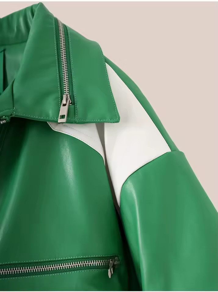 Other Faux Leather Streetwear Oversize Retro Y2k Patchwork Jacket Size US XL / EU 56 / 4 - 5 Thumbnail