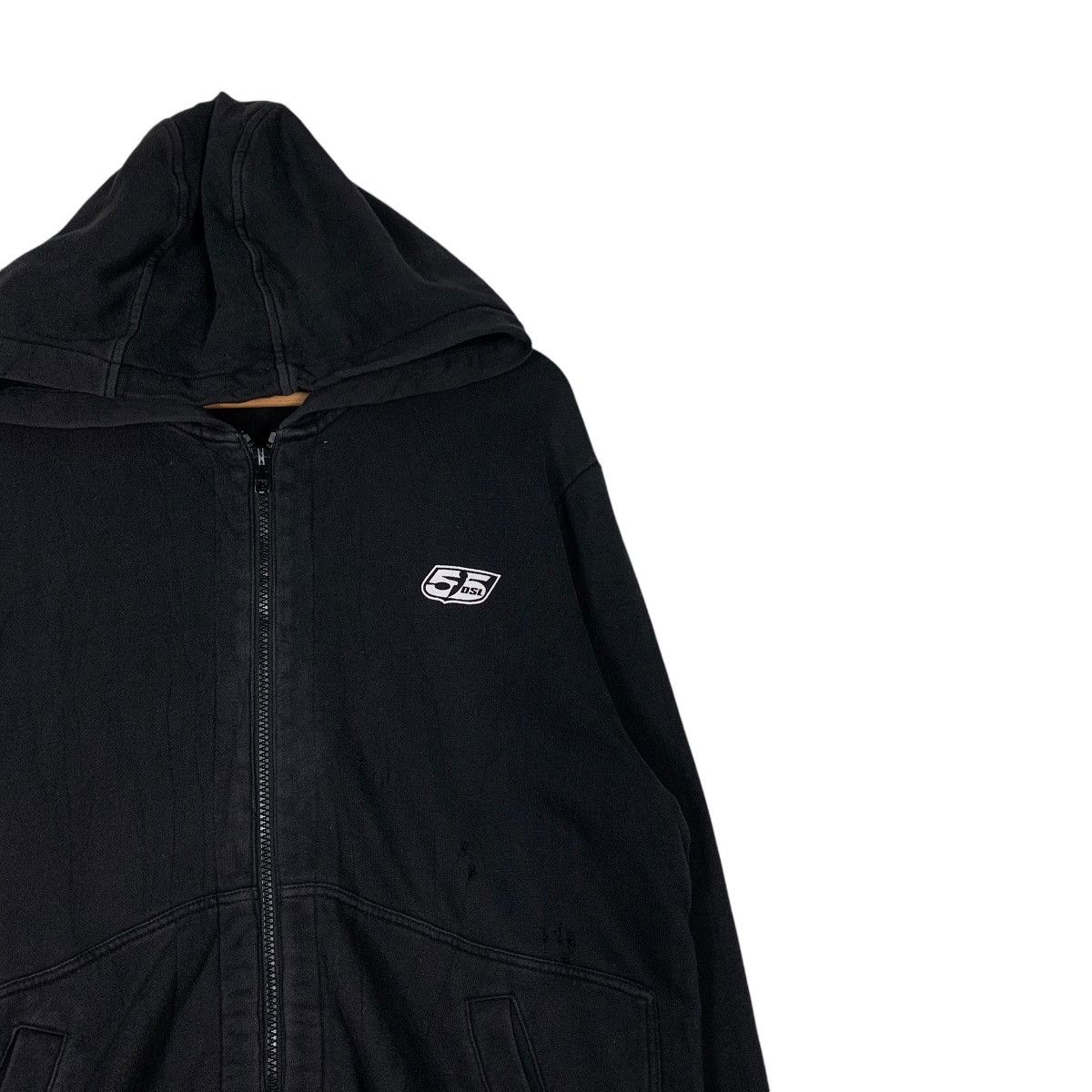 55DSL 55 DSL Big Logo Zipper Hoodies #1199-C55 Size US M / EU 48-50 / 2 - 8 Thumbnail