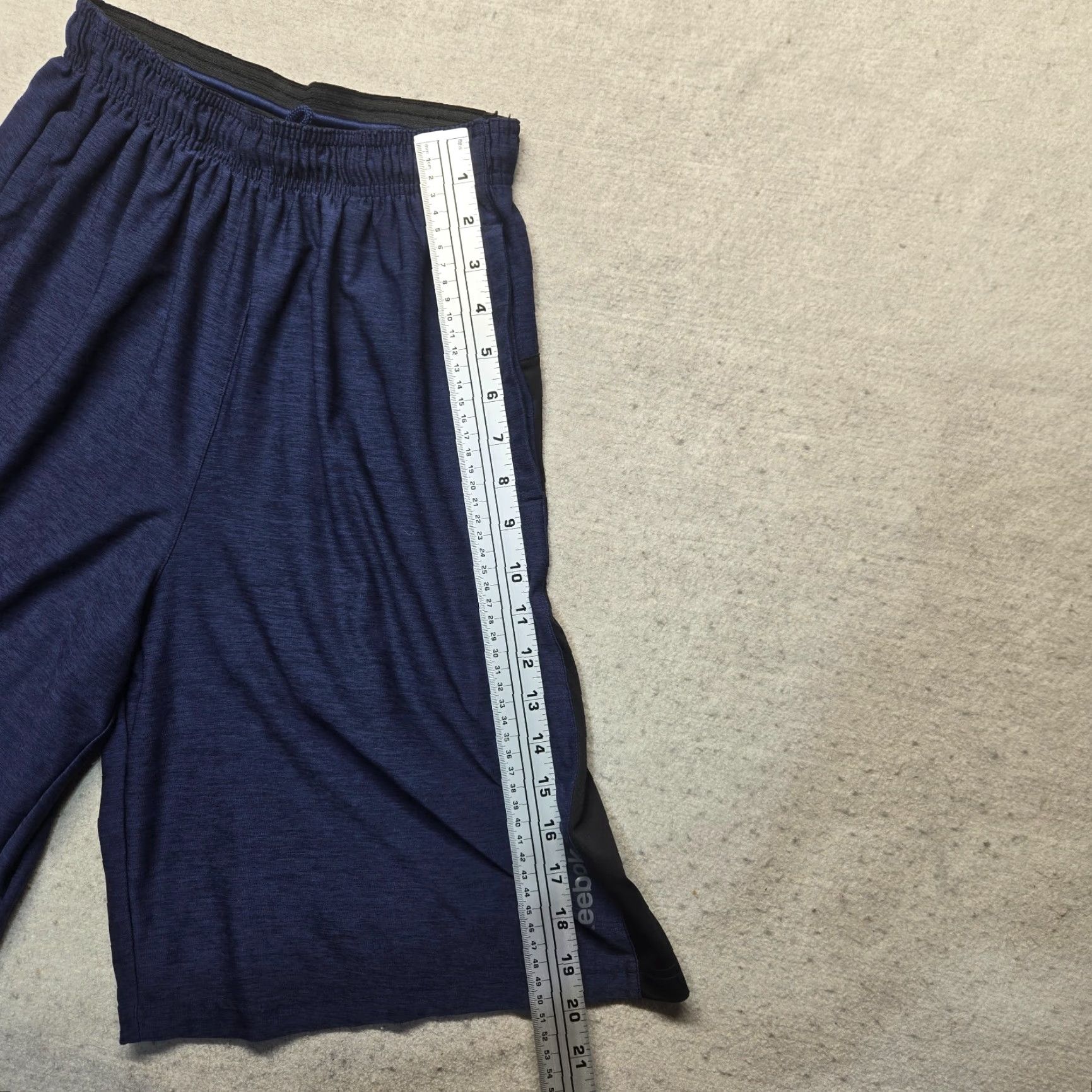 Reebok Reebok Men's Activewear Basketball Shorts S Navy Blue Jogger Elastic Drawstring Athleisure Size US 29 - 5 Thumbnail
