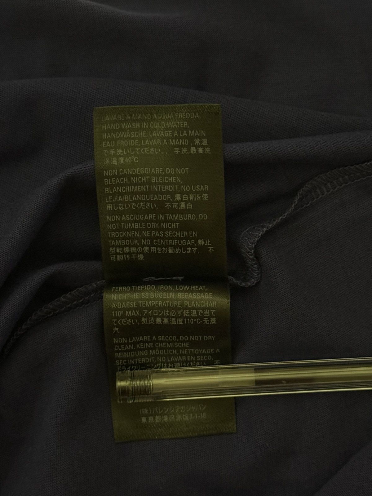 Balenciaga Balenciaga deep blue t shirt Size US M / EU 48-50 / 2 - 8 Thumbnail