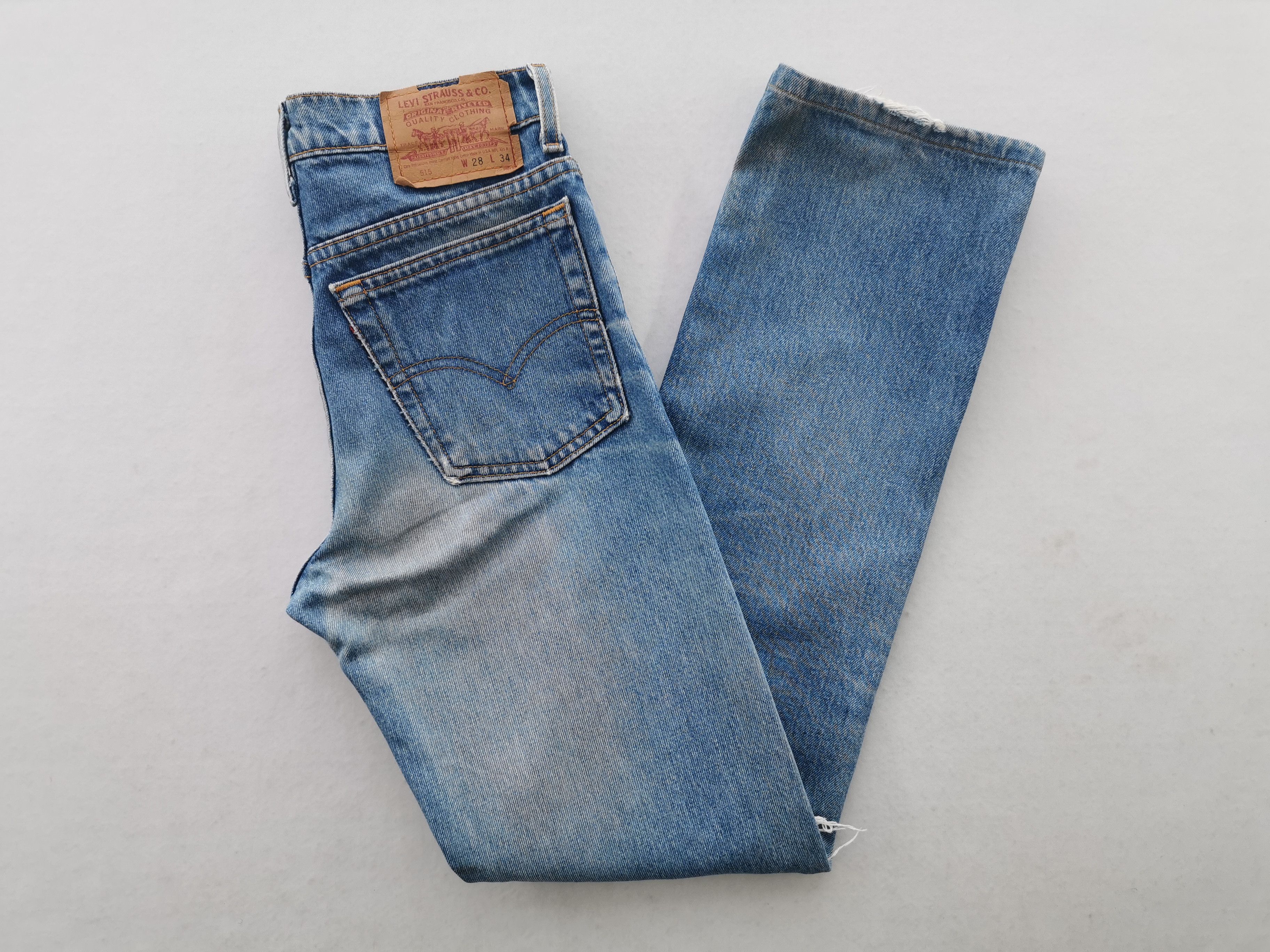 Levi's Distressed Vintage Levis Lot 515 Denim Made In USA Size 29 Size US 29 - 1 Thumbnail