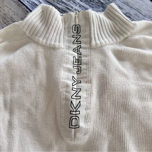 DKNY Vintage Y2K DKNY Knit 1/4 Zip Sweater Grailed