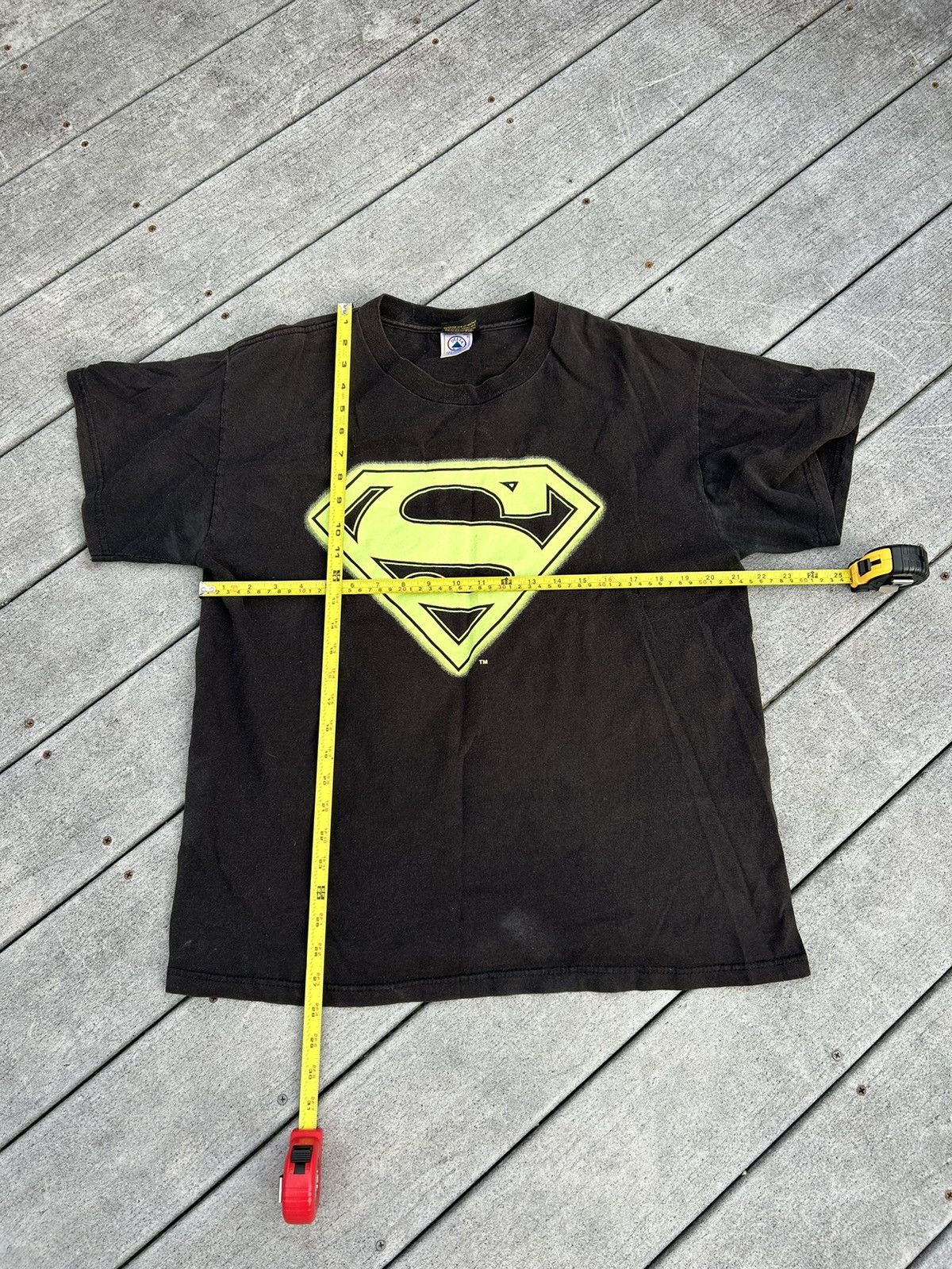 DC Comics × Vintage Vintage Superman shirt Size US L / EU 52-54 / 3 - 3 Thumbnail