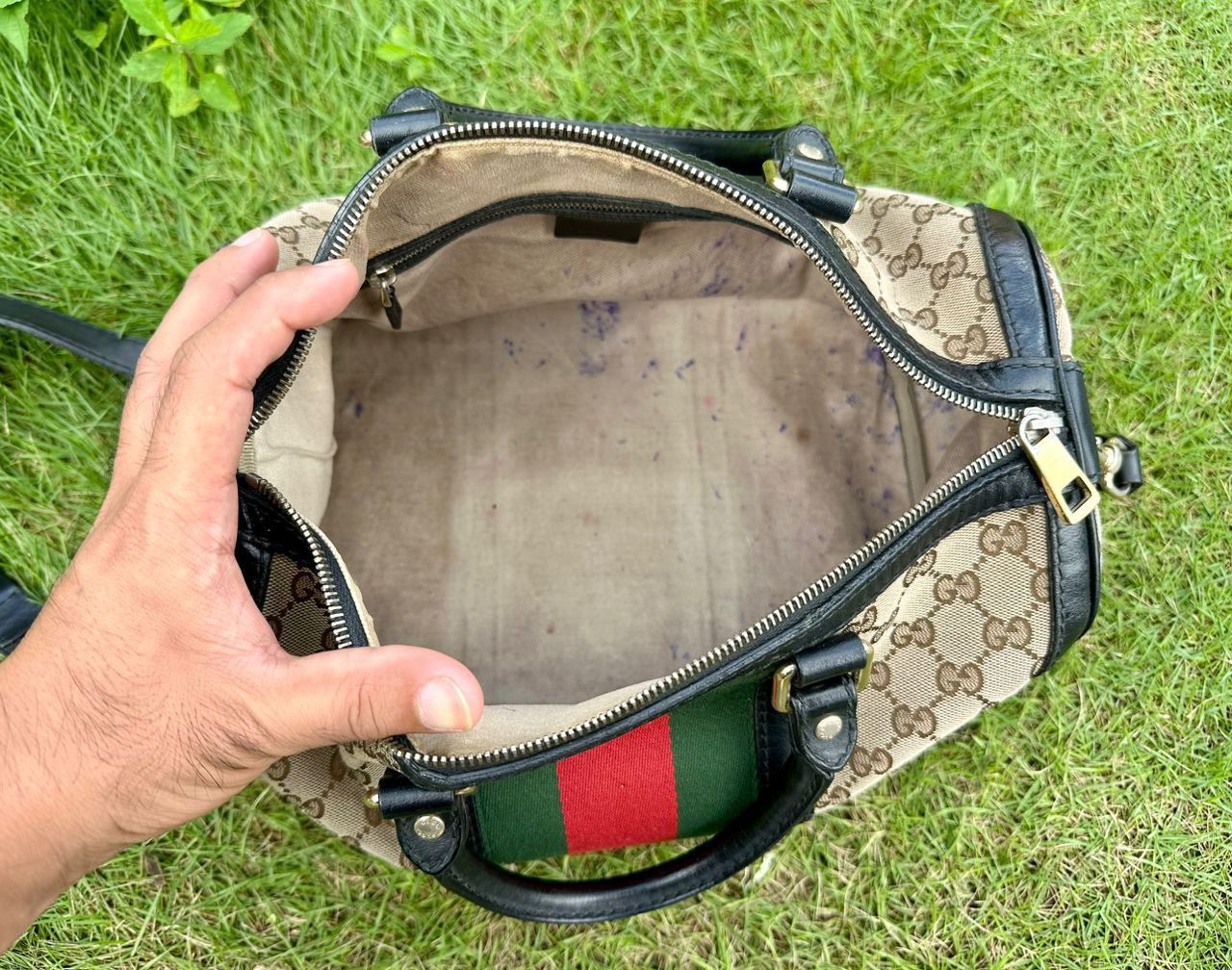 Gucci Authentic Gucci Monogram GG Boston Bag Size ONE SIZE - 11 Thumbnail