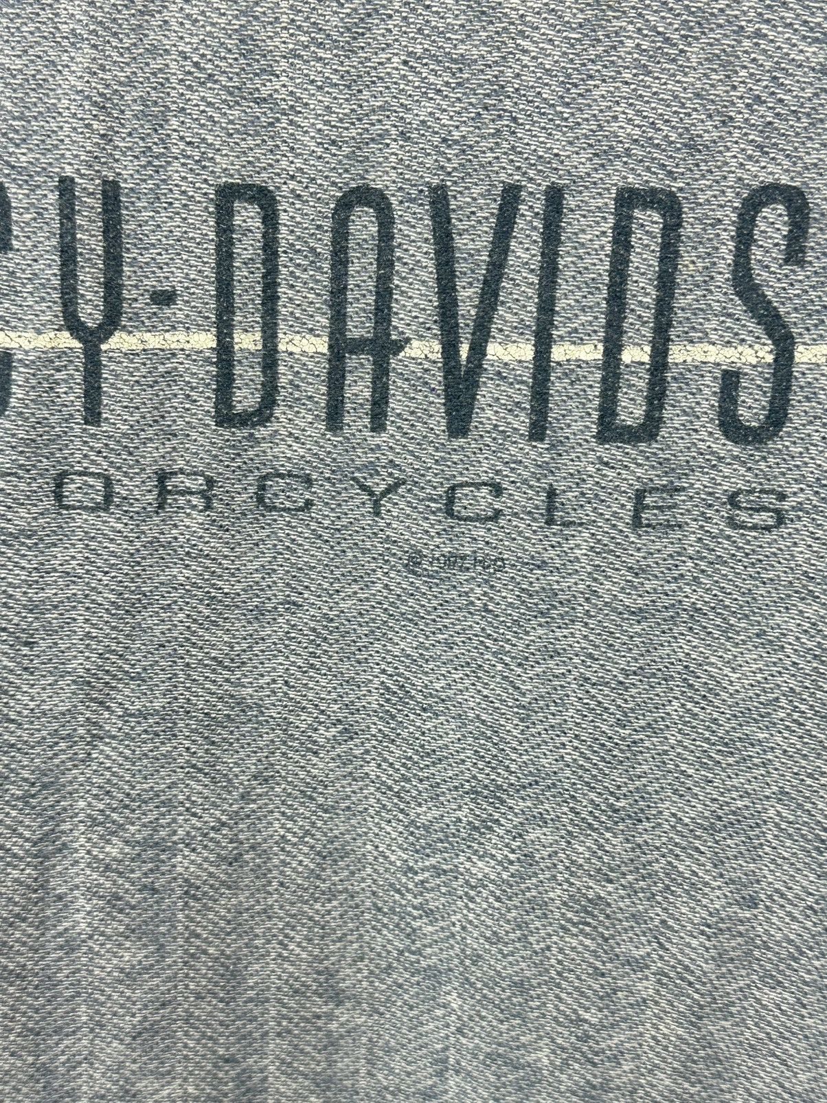 Vintage Vintage Harley-Davidson 1997 Made in USA Blue T-shirt Size US XL / EU 56 / 4 - 12 Thumbnail
