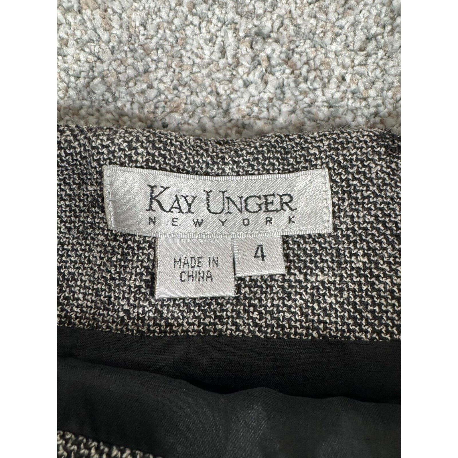 Other Kay Unger New York Skirt 4 Floral Velvet Vintage 90s Y2K Size 27" / US 4 / IT 40 - 4 Thumbnail