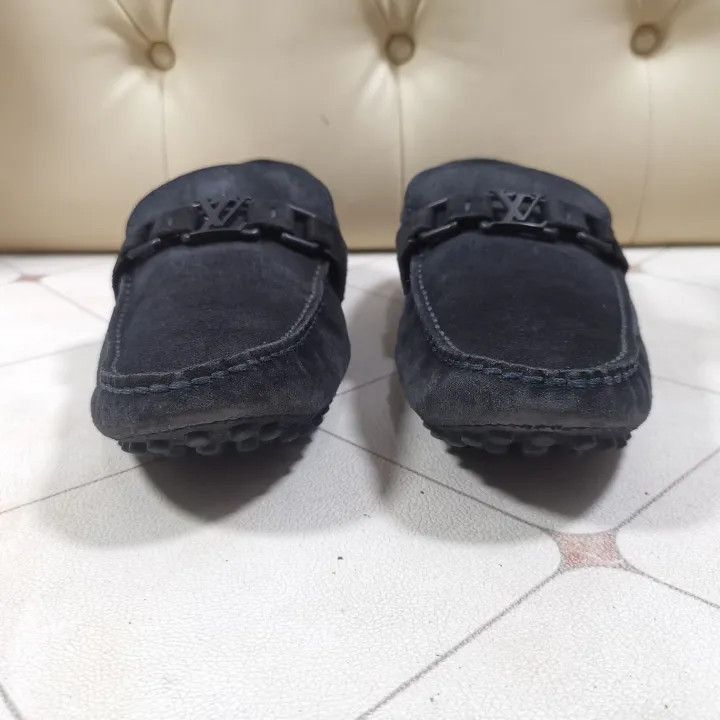 Louis Vuitton Louis Vuitton Casual Suede Black Slip-On Shoes -2508 Size US 9.5 / EU 42-43 - 7 Thumbnail