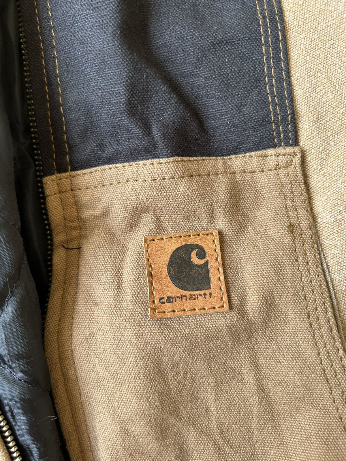 Carhartt Carhartt Hooded Canvas Workwear Jacket Large Size US L / EU 52-54 / 3 - 5 Thumbnail