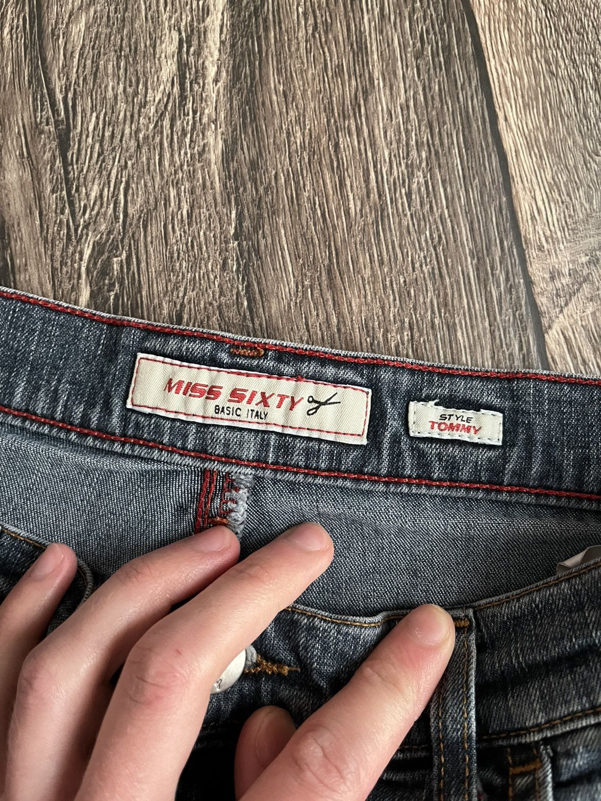 Hysteric Glamour × Miss Sixty Vintage Miss Sixty Style Tommy Denim Flared Y2K Jeans Size 31" - 3 Thumbnail