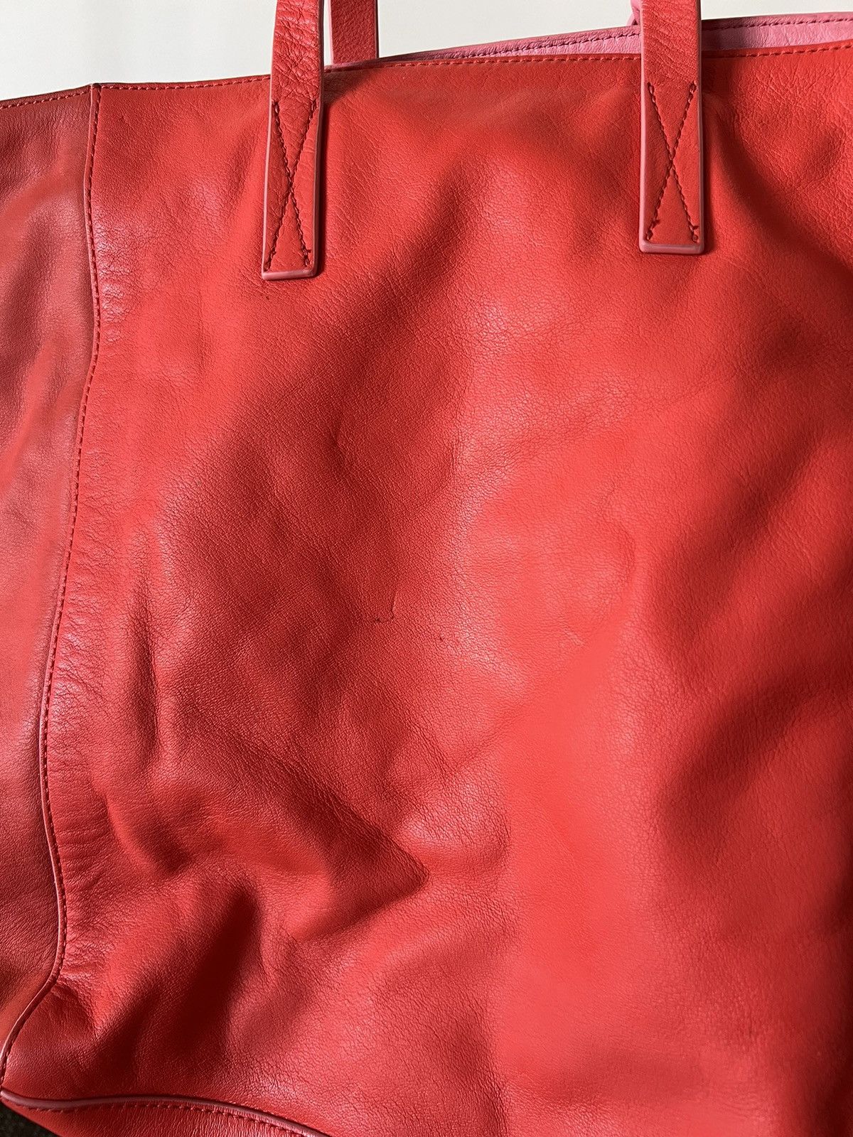 Kenzo KENZO Red Leather K Logo Shopper Tote Luxury Size ONE SIZE - 11 Thumbnail