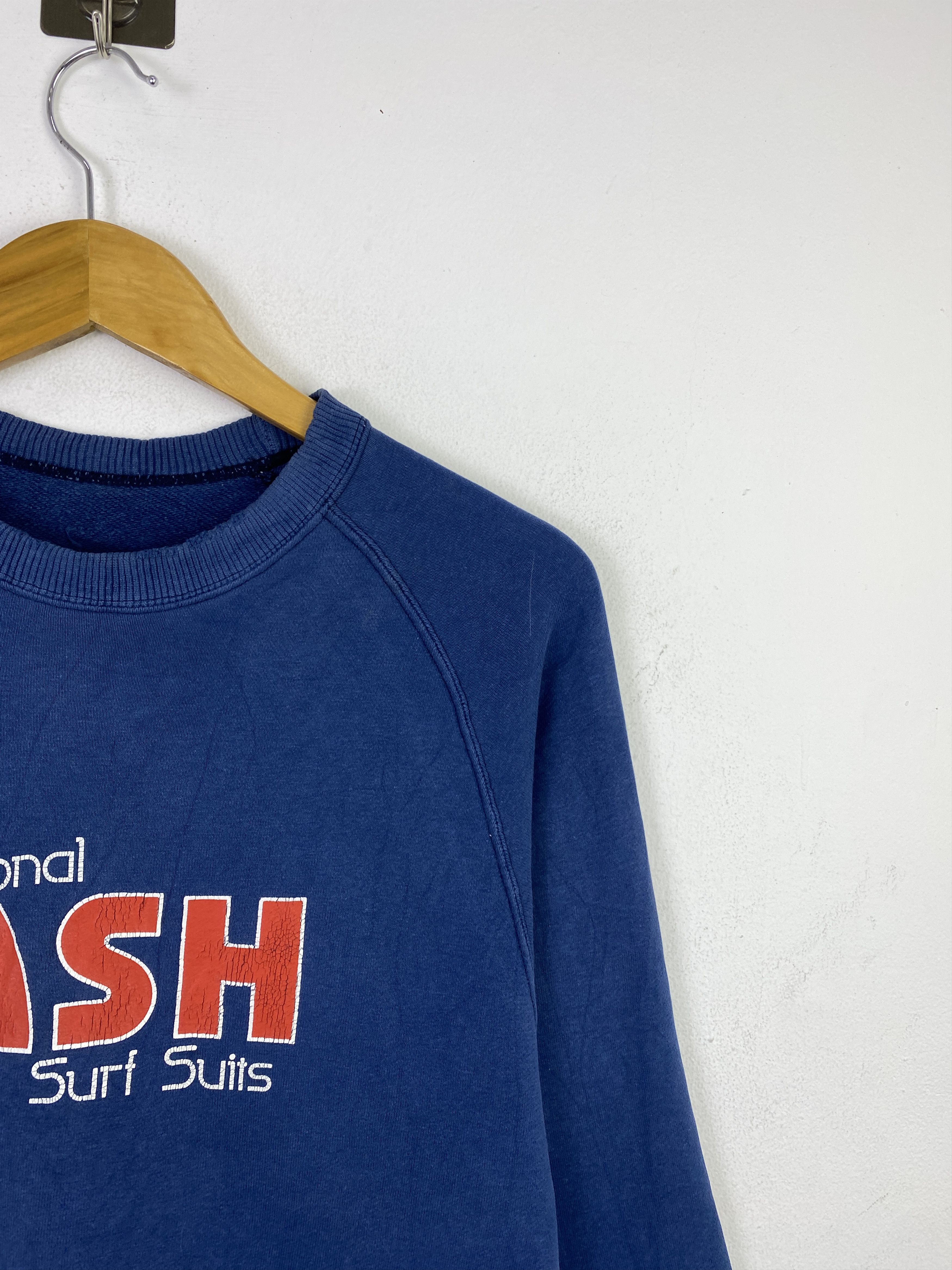 Vintage Vintage 80s RASH Surf Crewneck Pullover Sweatshirt SH0377 Size US S / EU 44-46 / 1 - 6 Thumbnail