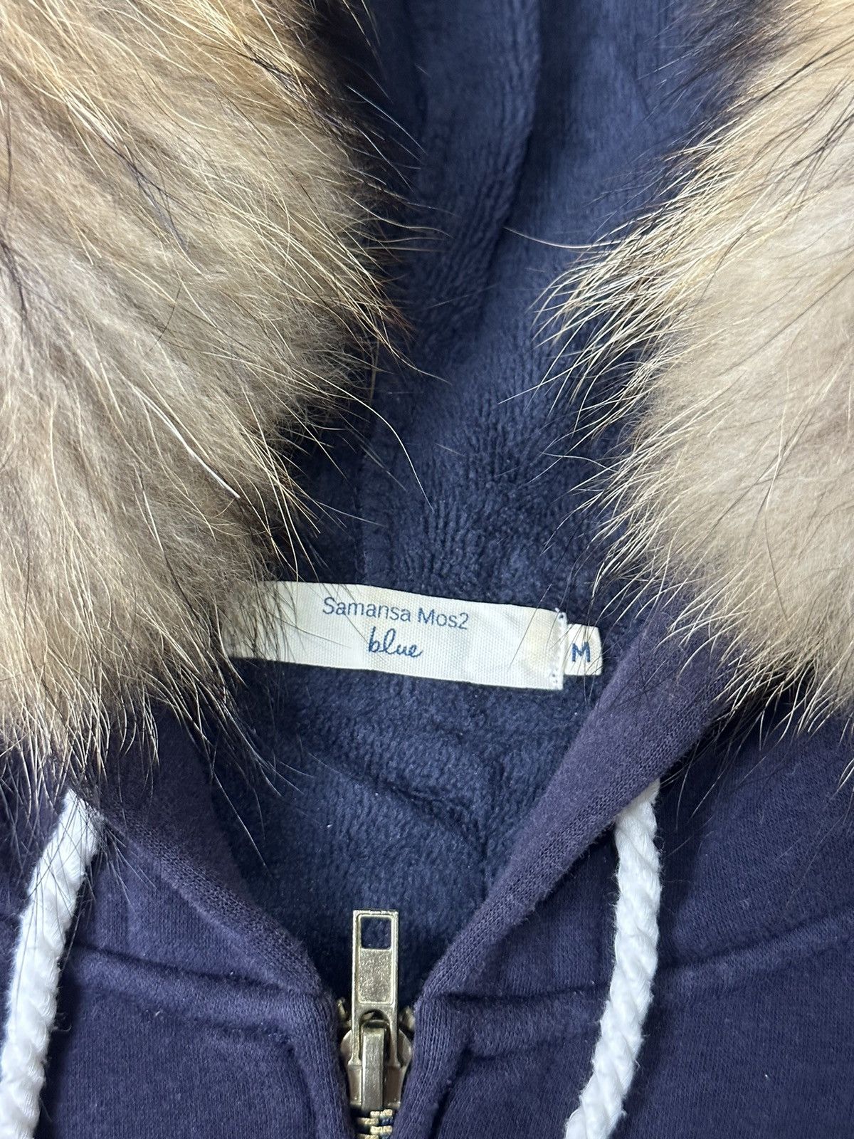 If Six Was Nine Fur hoodie just faded samansa mos2 ifsixwasnine style Size US M / EU 48-50 / 2 - 7 Thumbnail