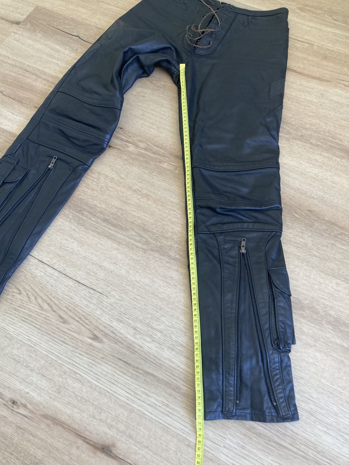 Other Vintage Custom Made Leather Pants Size 29" - 15 Thumbnail