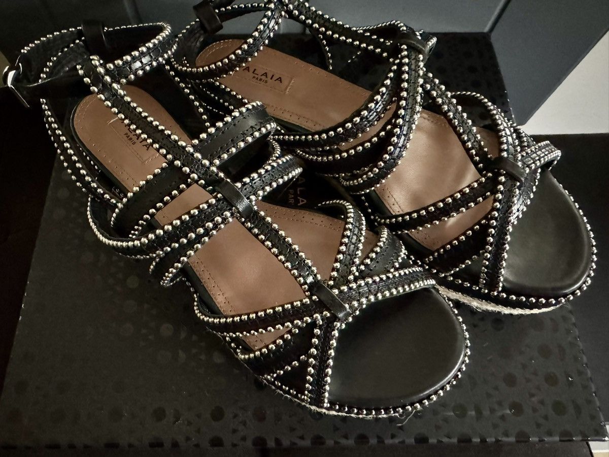 Alaia Alaia Studded Espadrilles Size US 7 / IT 37 - 7 Thumbnail