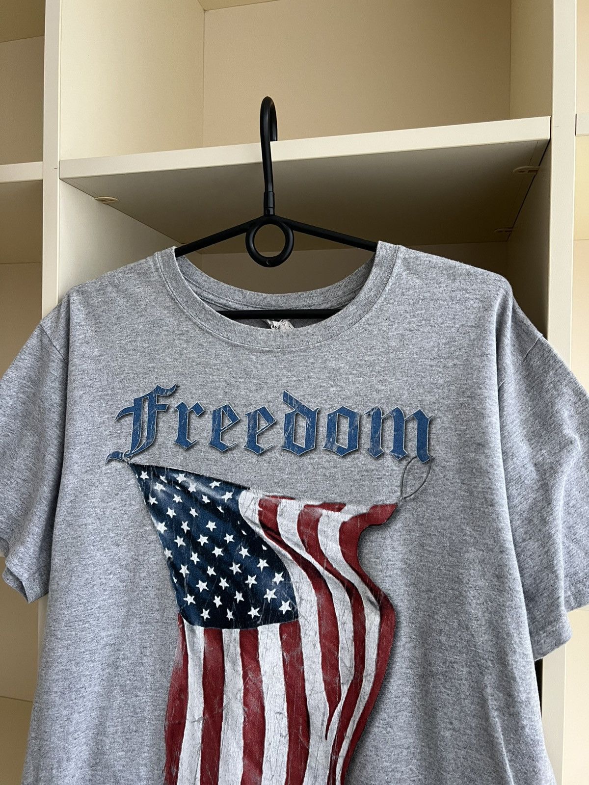Vintage Vintage Freedom USA Tee T-Shirt America Size M Size US M / EU 48-50 / 2 - 5 Thumbnail