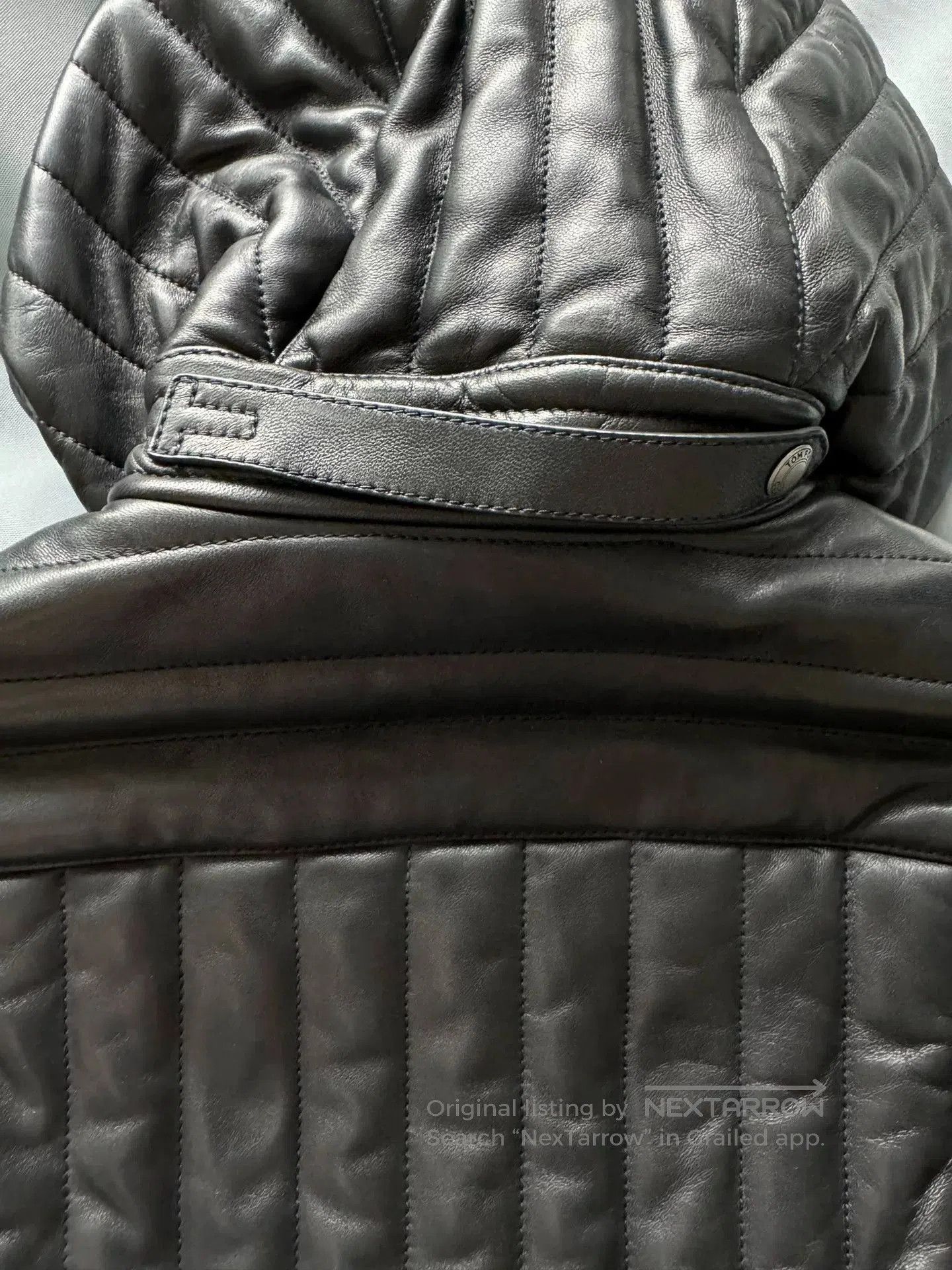 Tom Ford TOM FORD Quilted Hooded Leather Jacket. Size US M / EU 48-50 / 2 - 7 Thumbnail