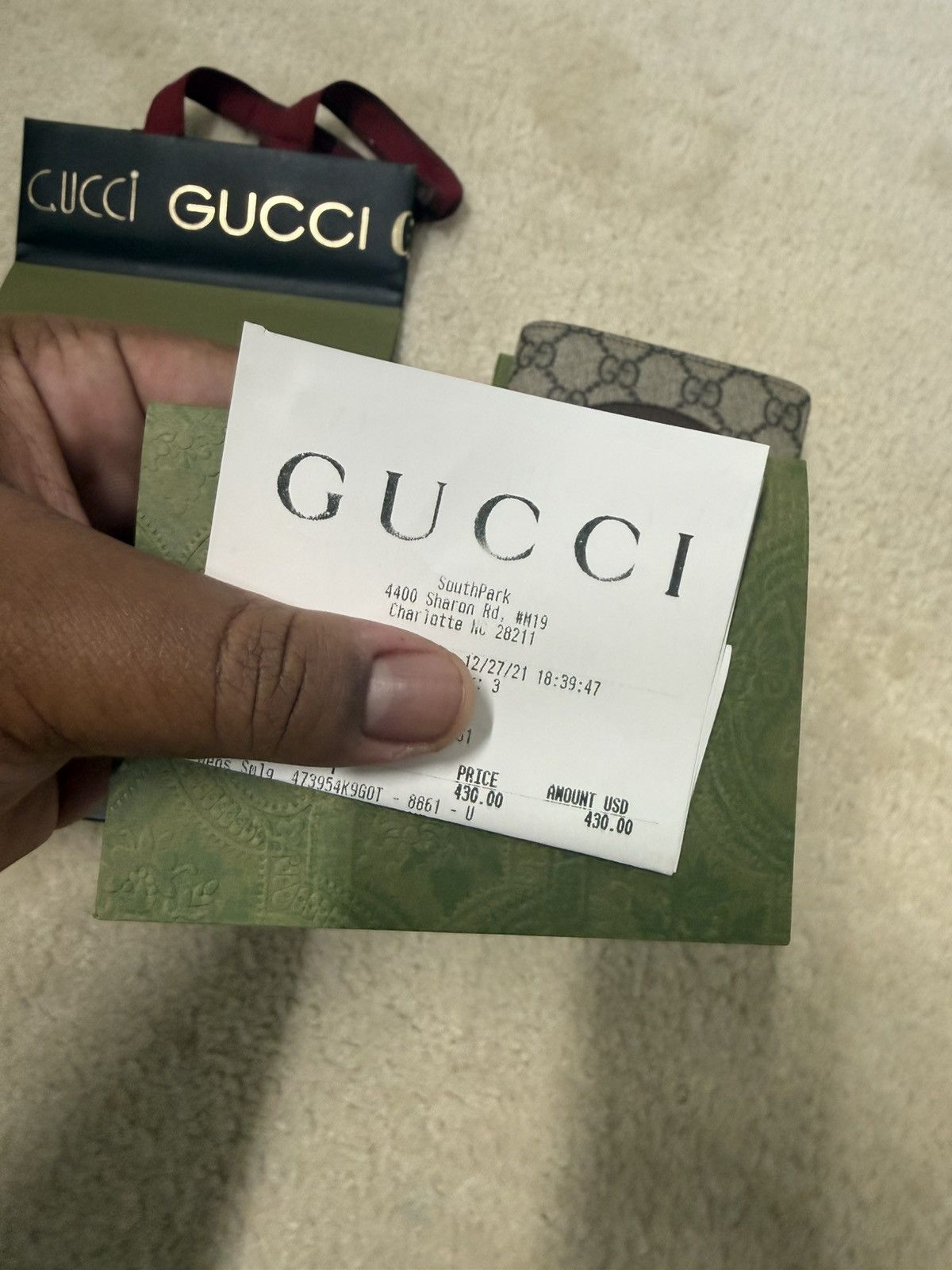 Gucci GUCCI NEO VINTAGE BI FOLD WALLET Size ONE SIZE - 7 Thumbnail