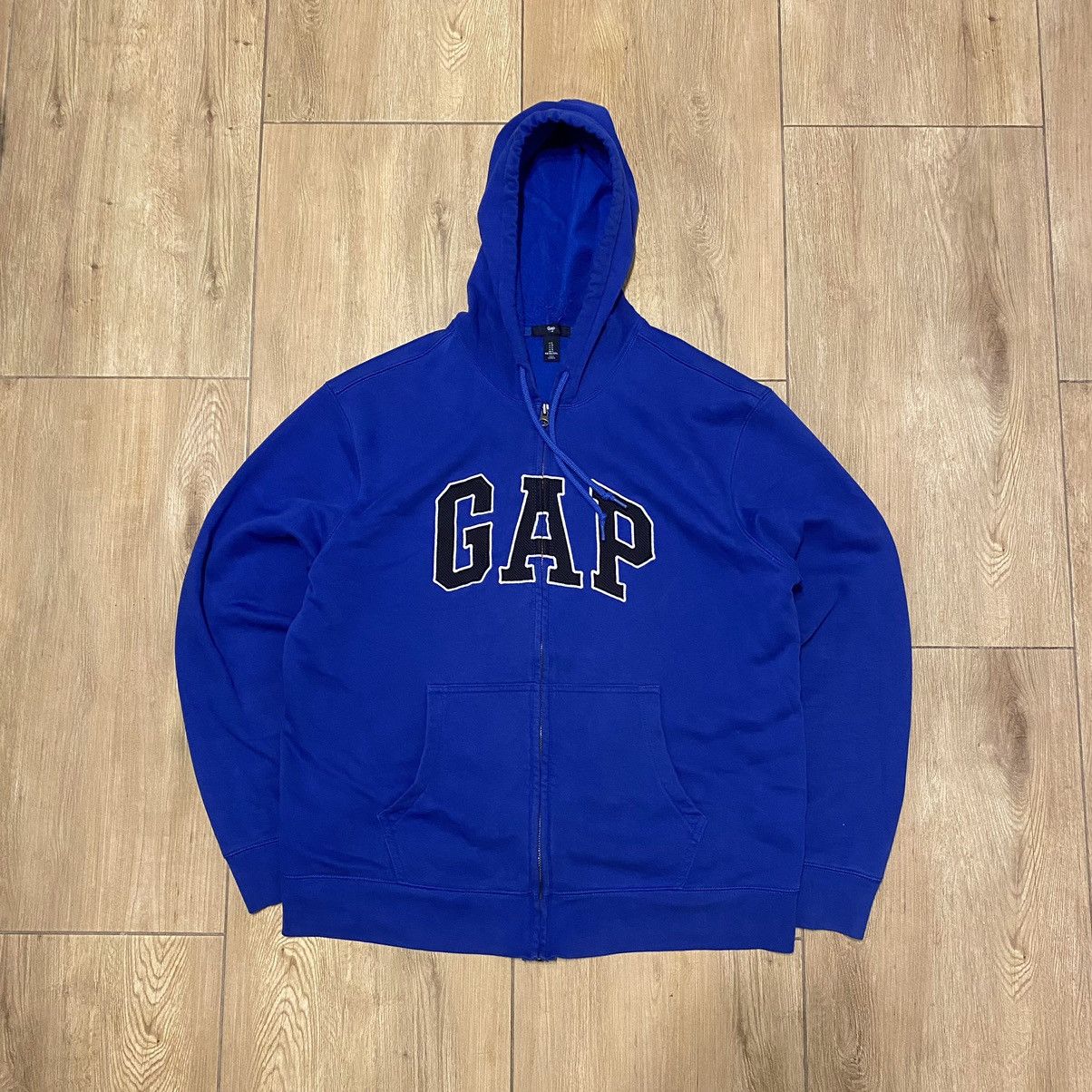 Other Vintage Gap Big Central Logo Full Zip Hoodie Size US L / EU 52-54 / 3 - 1 Thumbnail