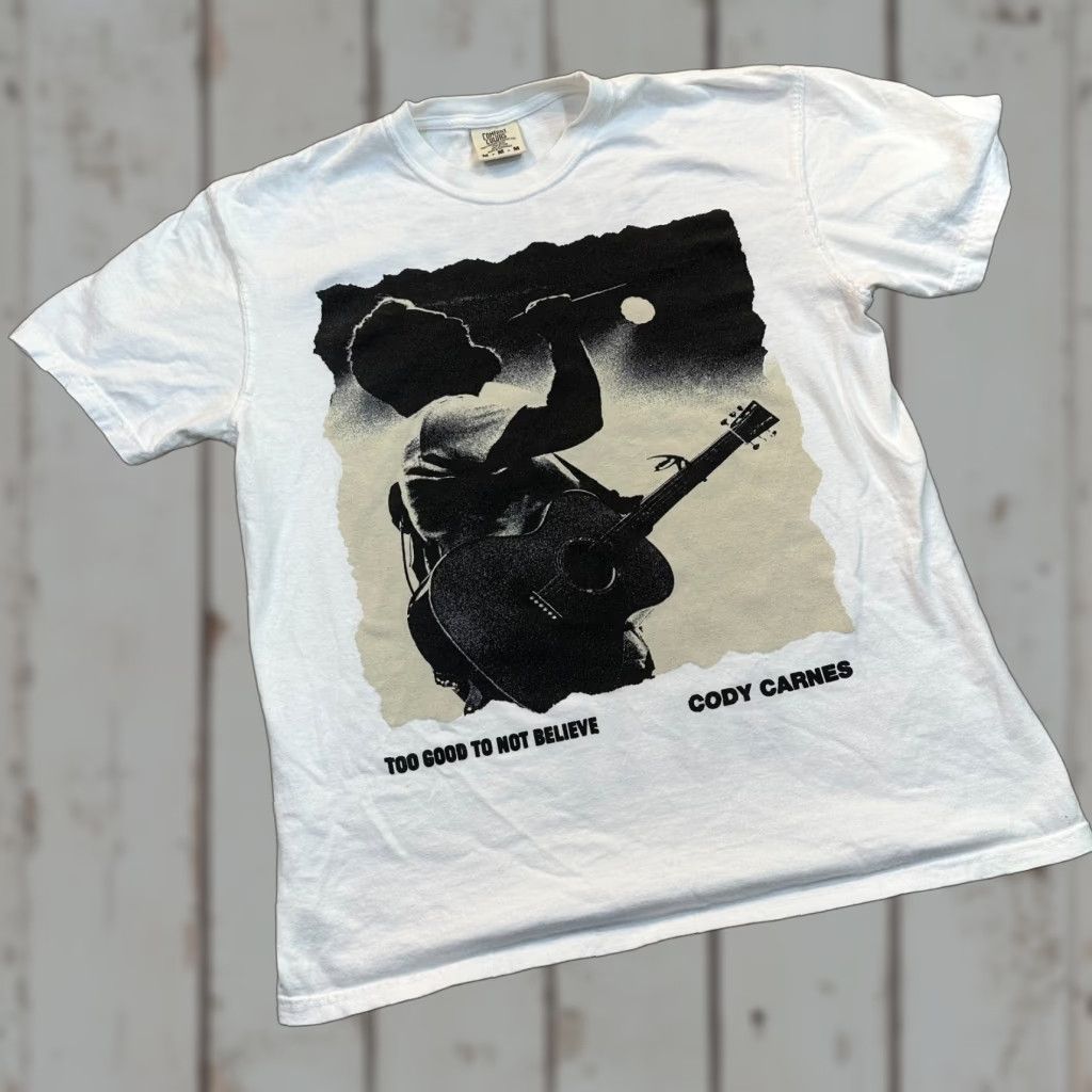 Comfort Colors Cody Carnes Mens T-Shirt Crew Neck Short Sleeve Graphic Print Multicolor Cotton Comfort Colors Regular Medium Size US M / EU 48-50 / 2 - 1 Thumbnail