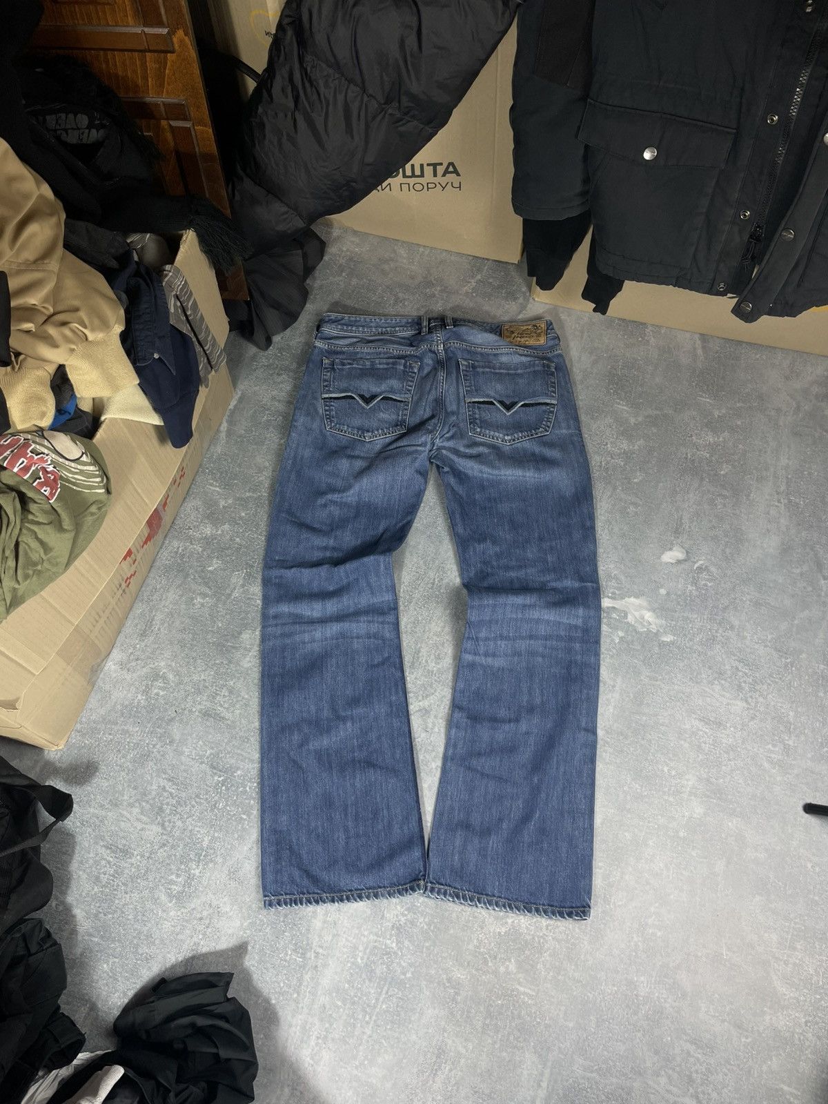 Diesel Vintage baggy Diesel zatiny larkee denim jeans Size US 34 / EU 50 - 2 Thumbnail